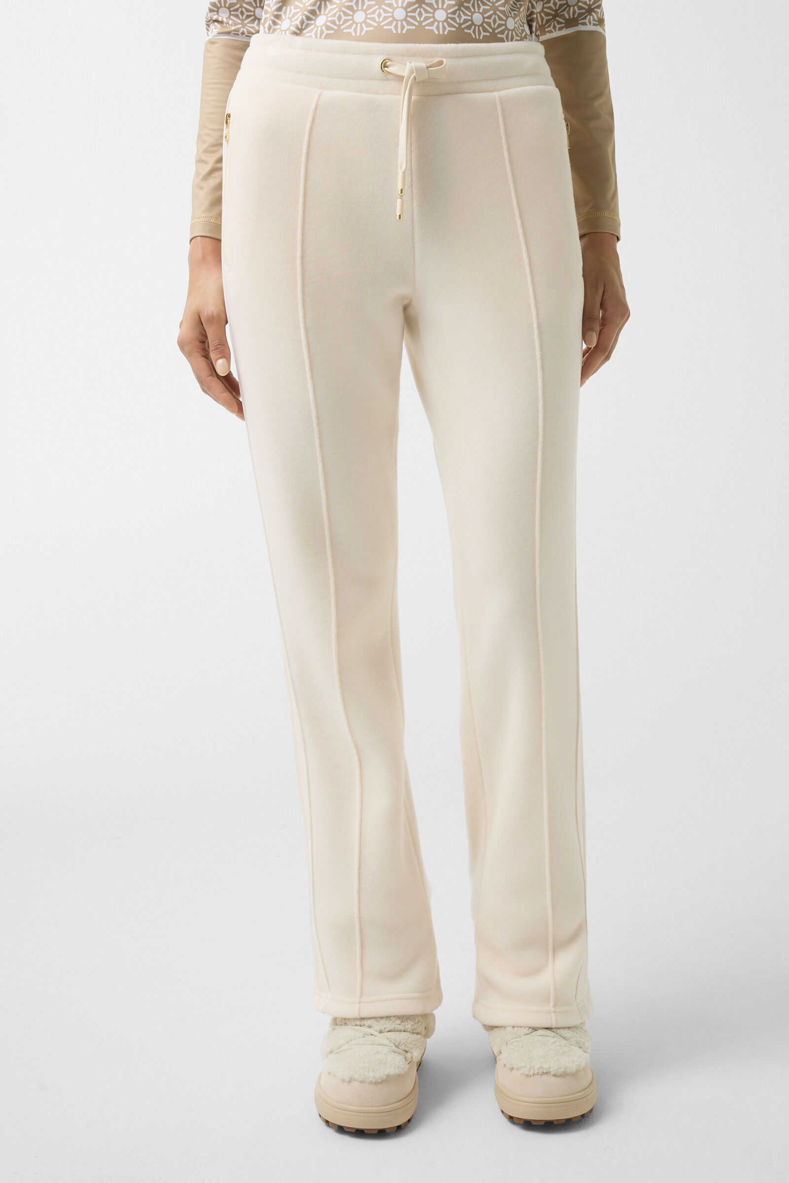 Florina fleece trousers Cream