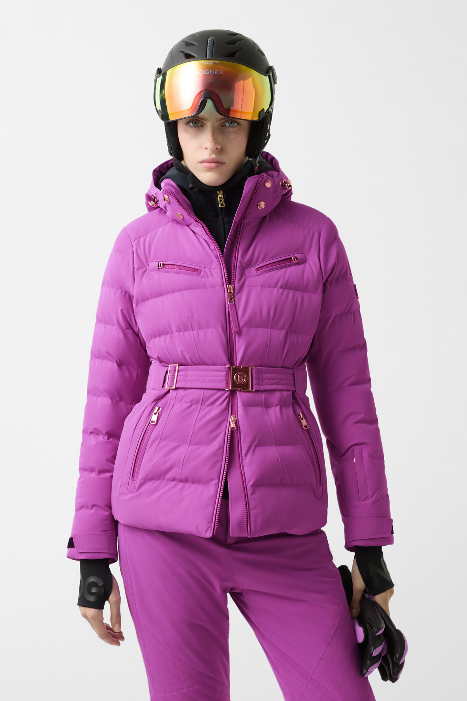 Ellya quilted jacket Violet