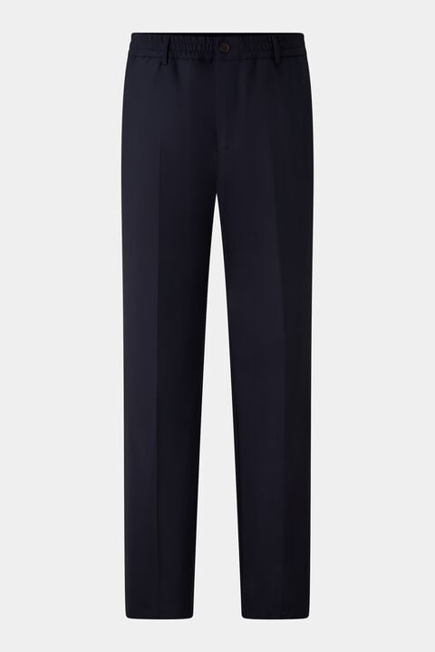 Pleated trousers Marcus Navy blue Pleated trousers Marcus Navy blue