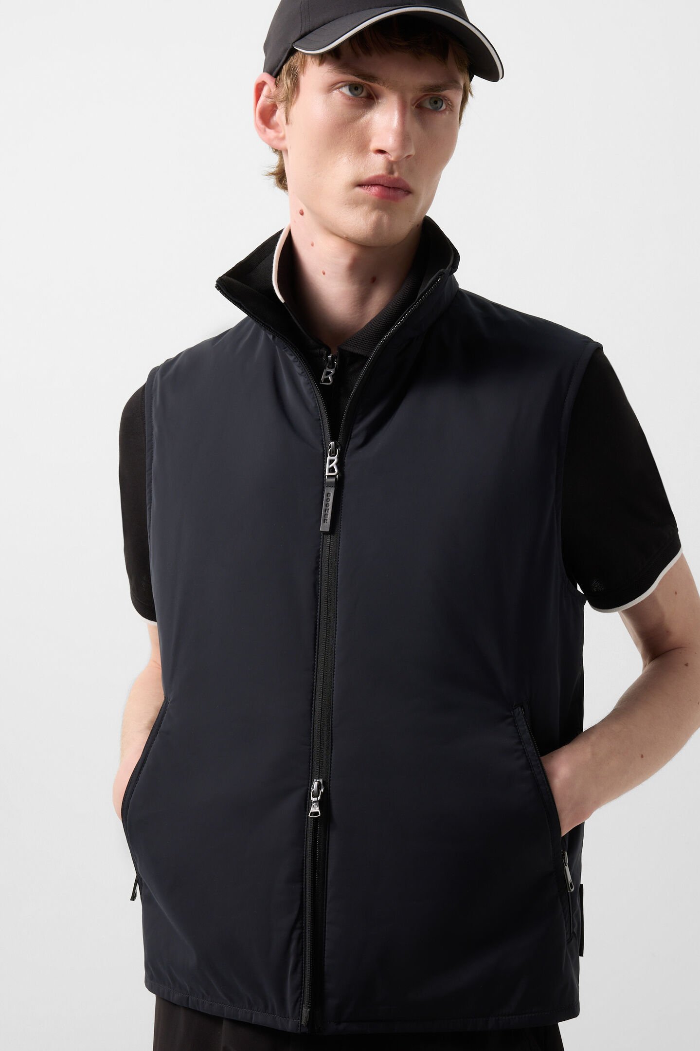 Jonny lightweight waistcoat Black