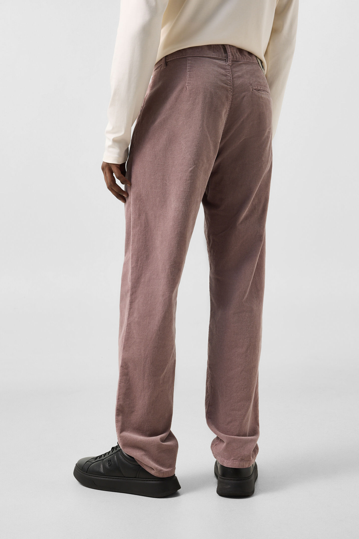 Travis corduroy trousers Mauve
