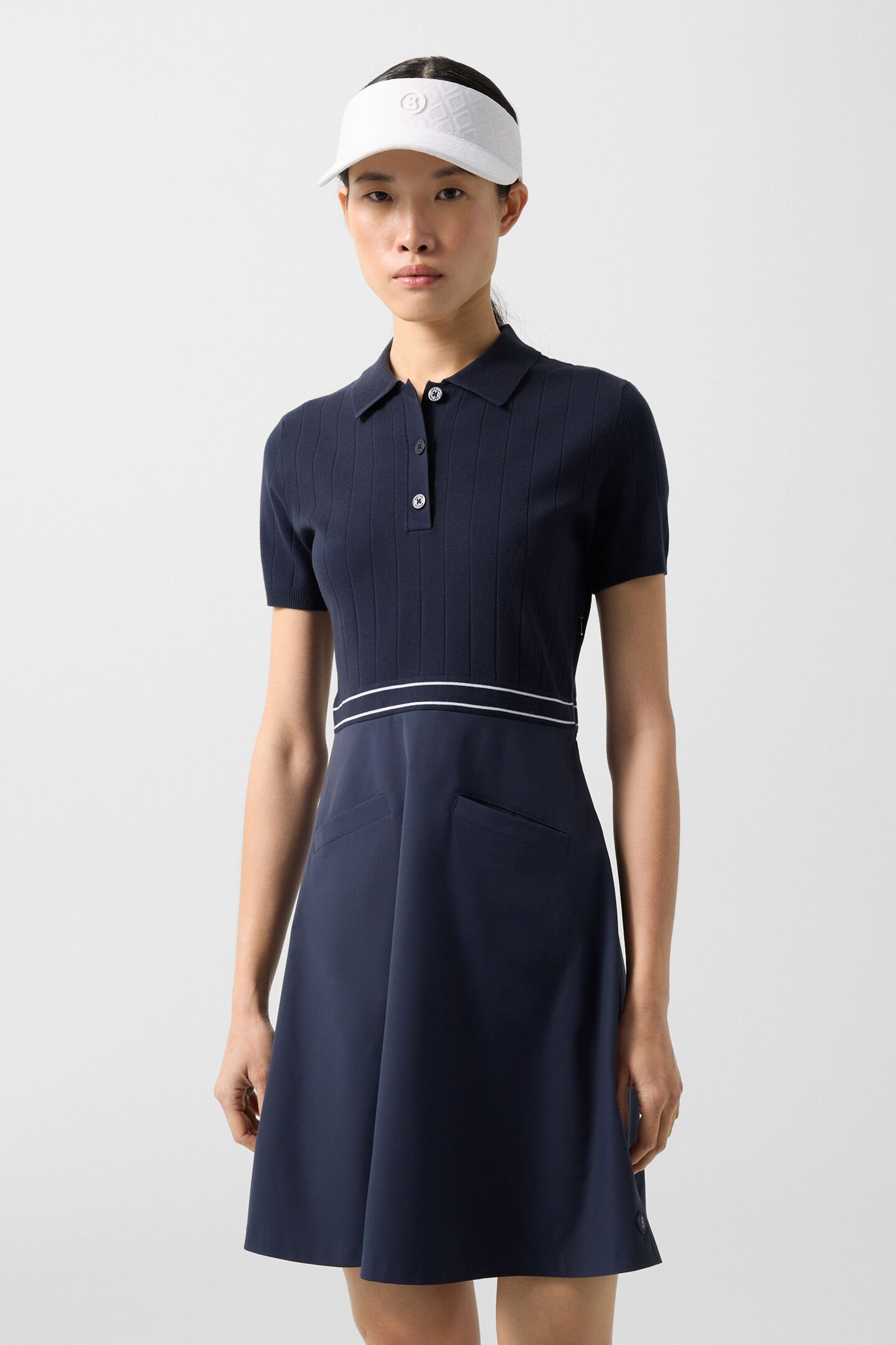 Selin polo dress Navy blue