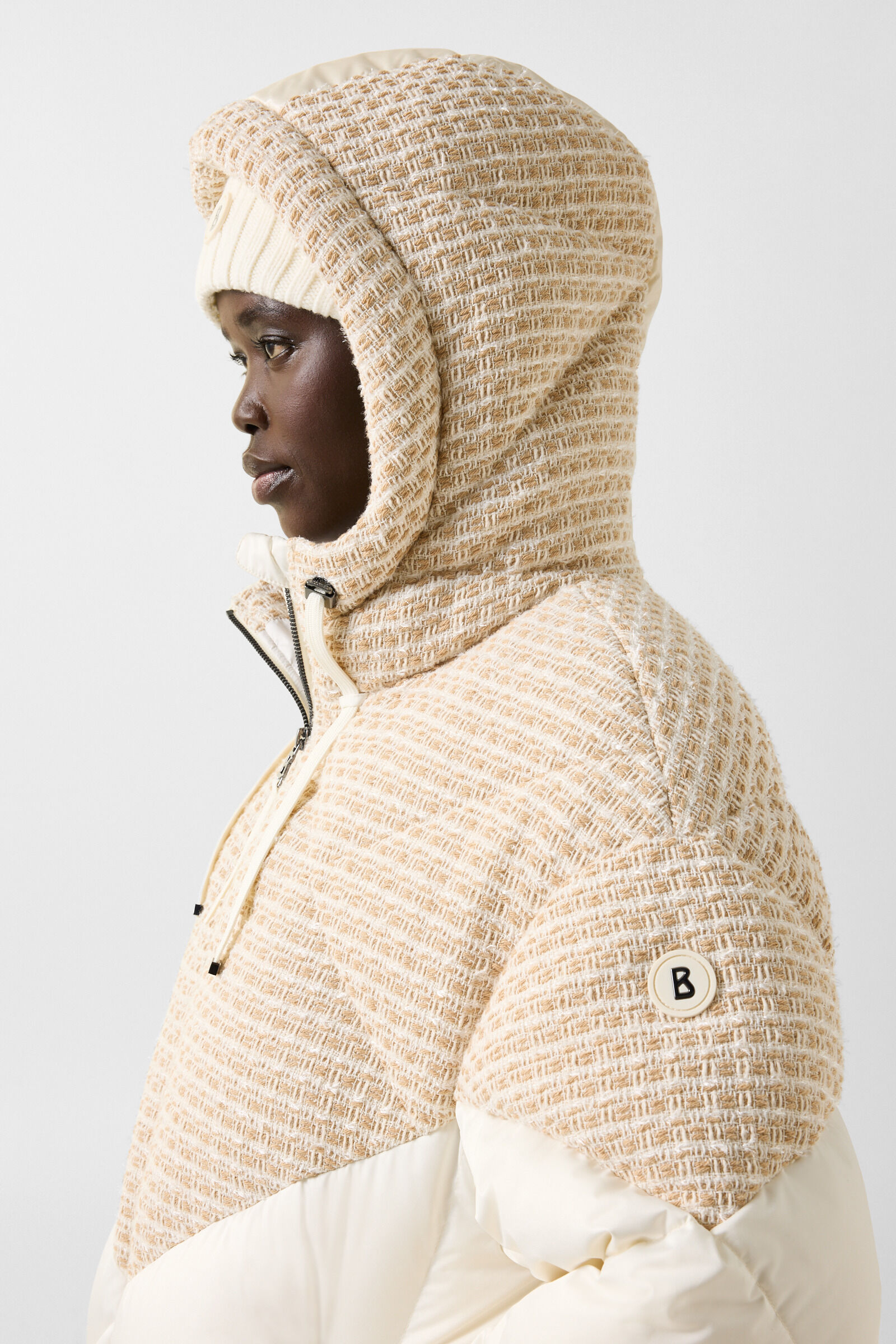 Daunenjacke Sheryl Off-White/Beige