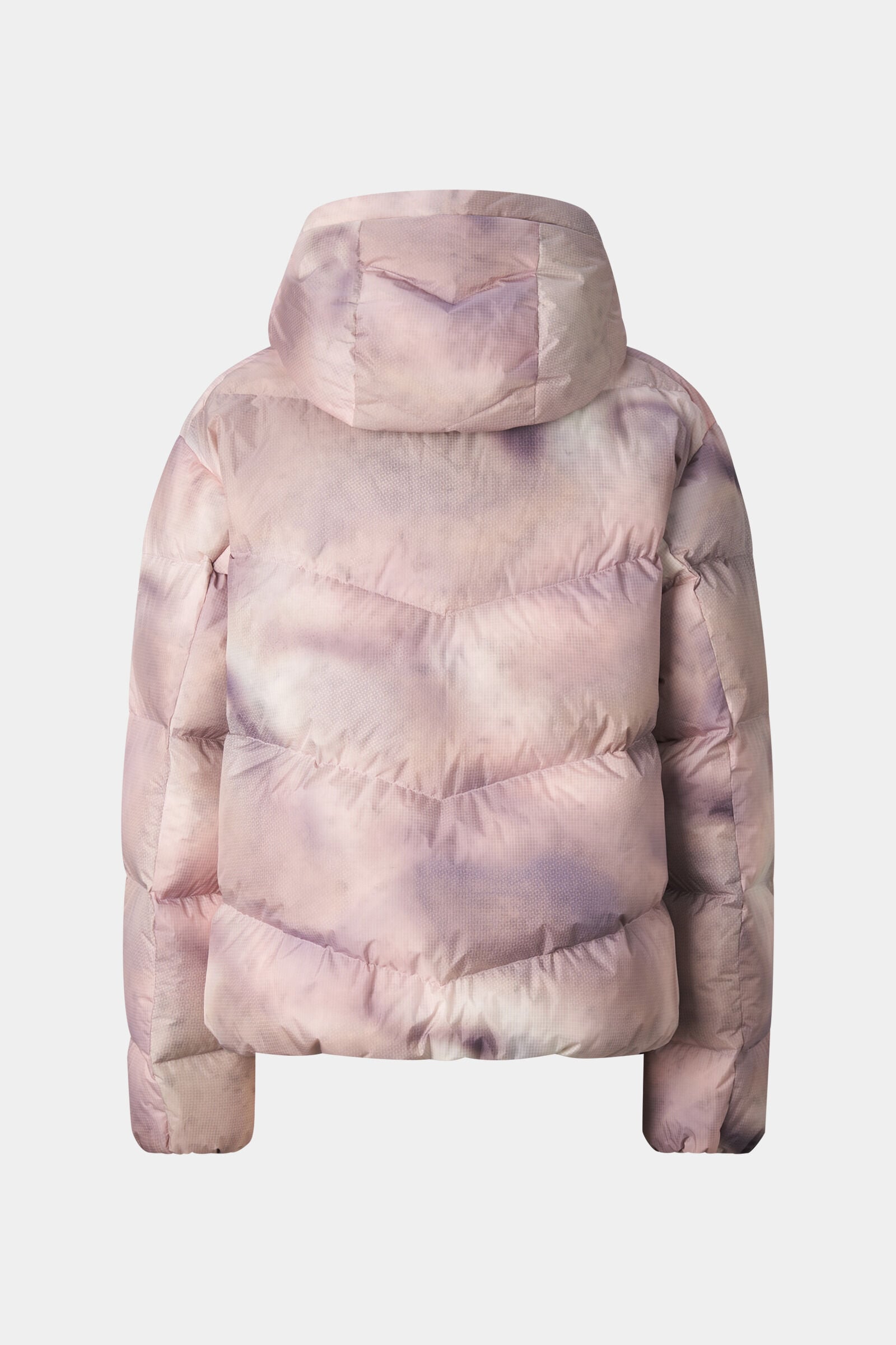 Ski-Daunenjacke Vally Beige/Rosa