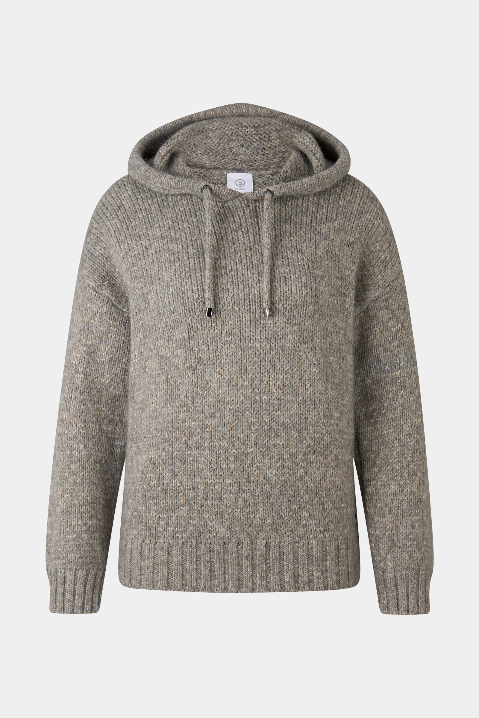 Stella knitted hoodie Grey