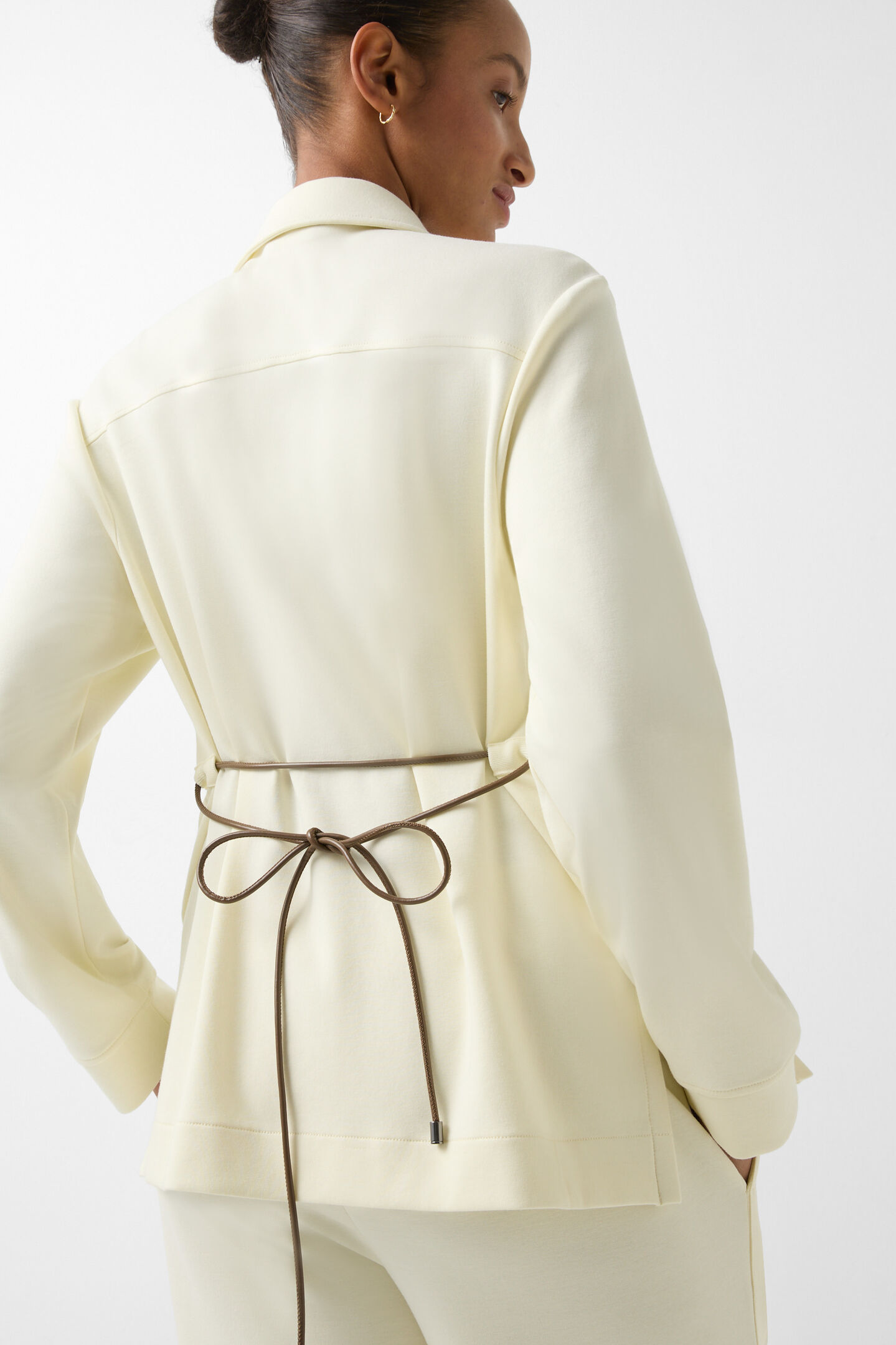 Sweat-Overshirt Filippa Vanille