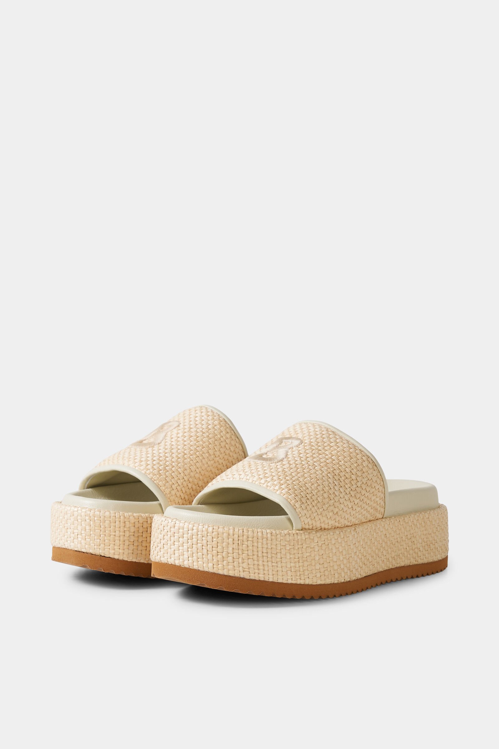 Sorrento platform sandals Beige