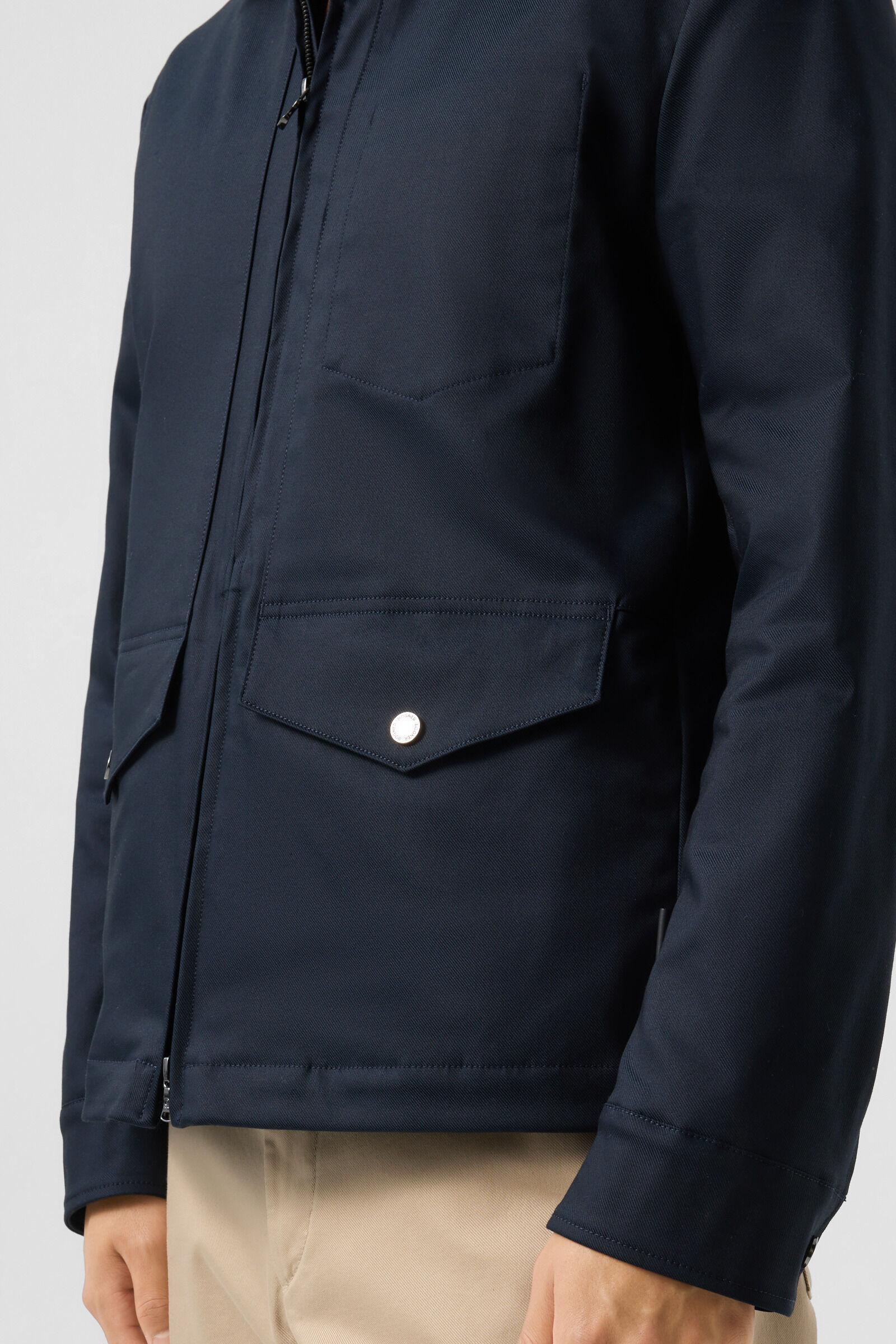 Twill jacket Mirco Navy blue