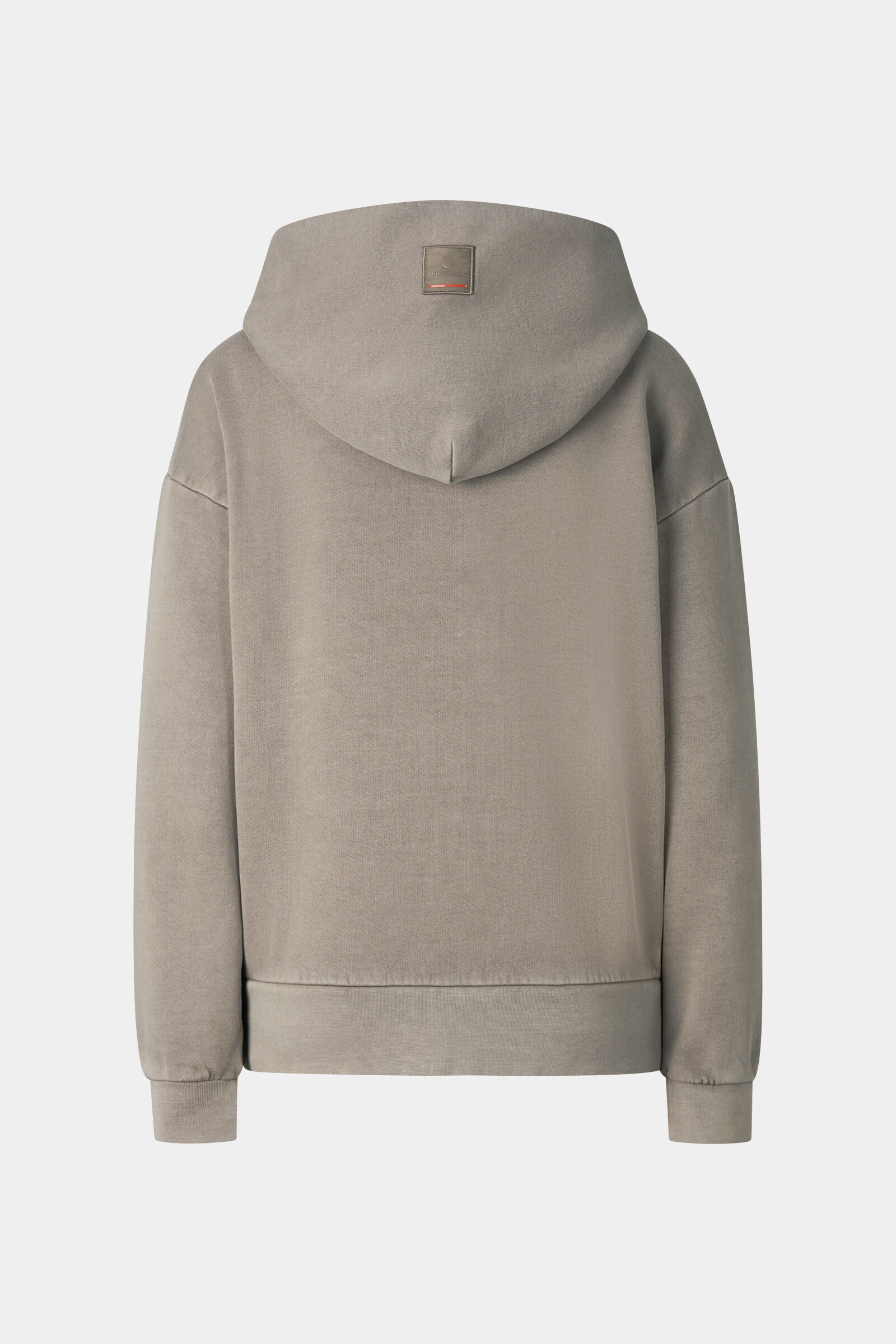 Baumwoll-Hoodie-Sweatjacke Ilona Taupe