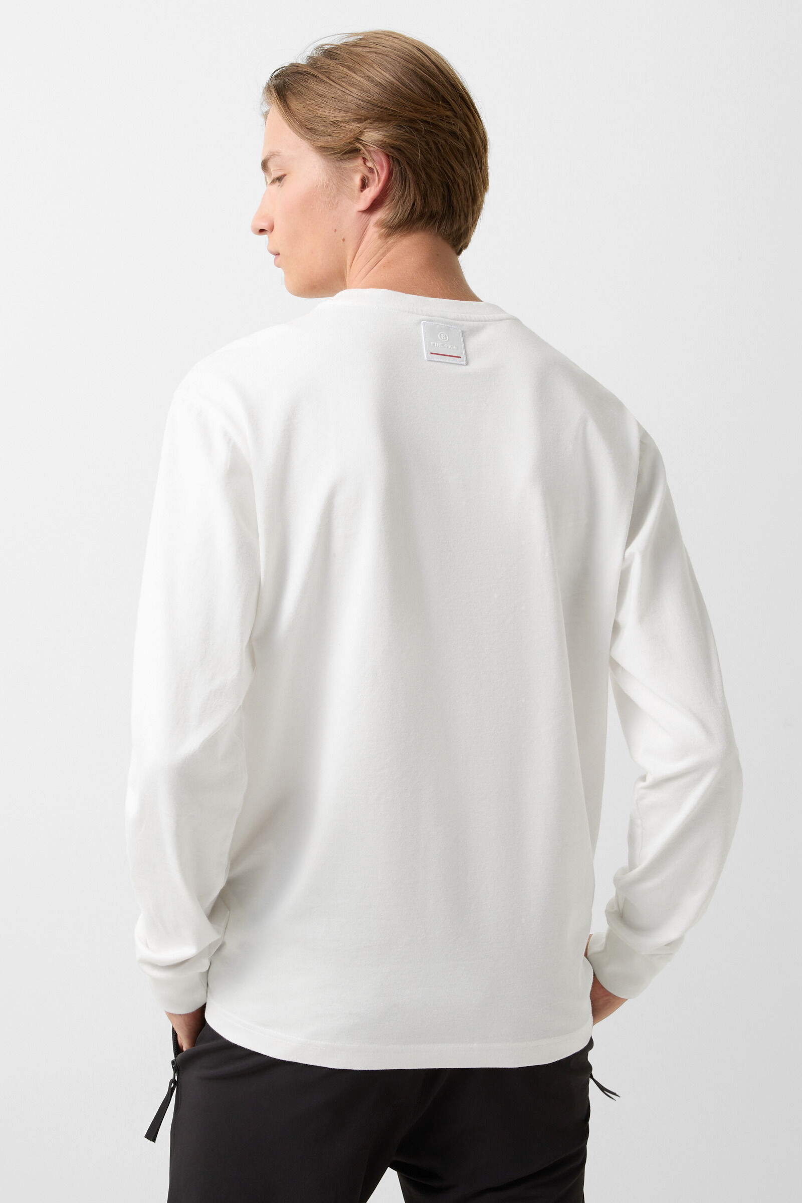 T-shirt &agrave; manches longues Dante Blanc cass&eacute;