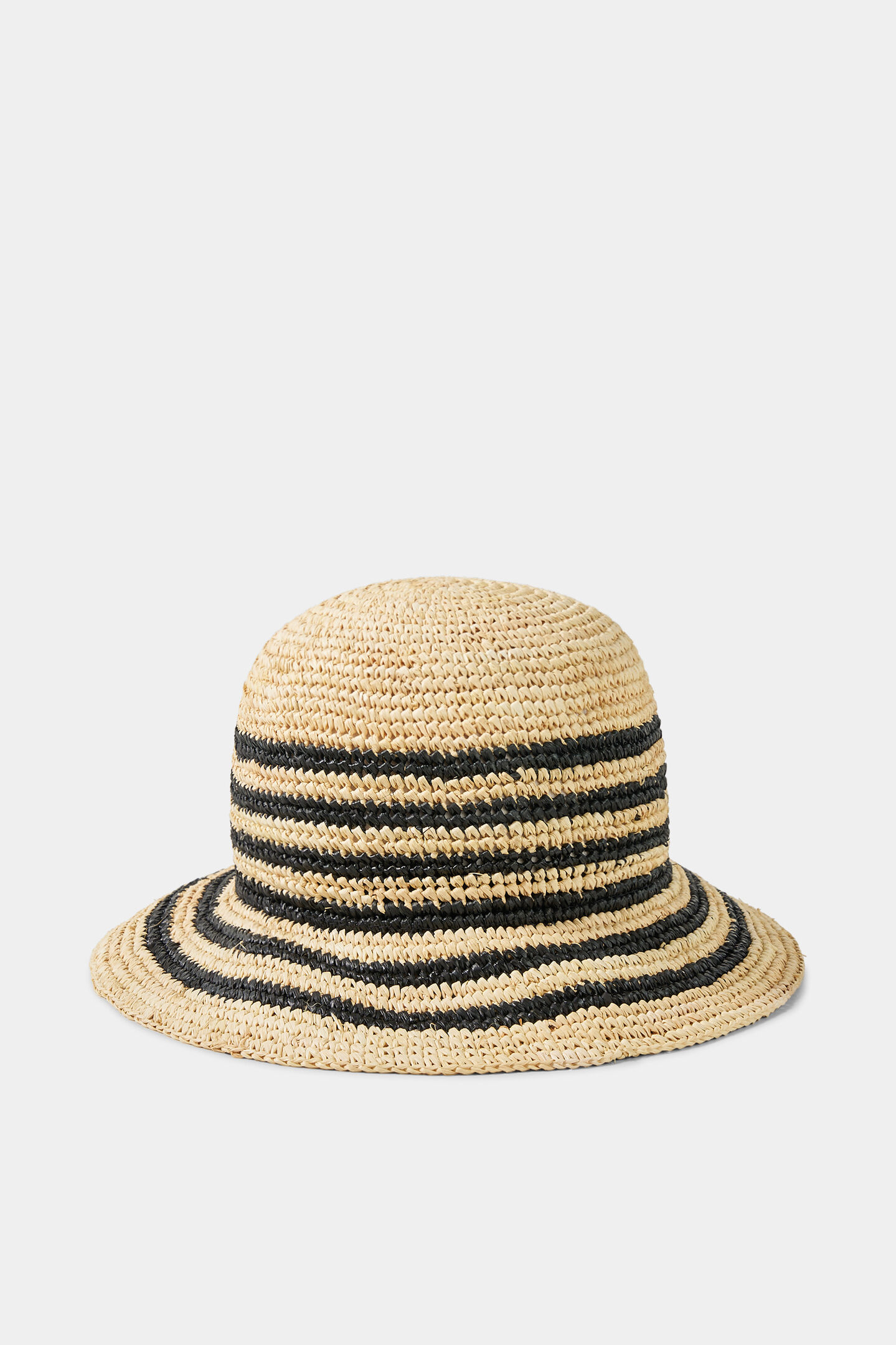 Momo straw hat Beige/black