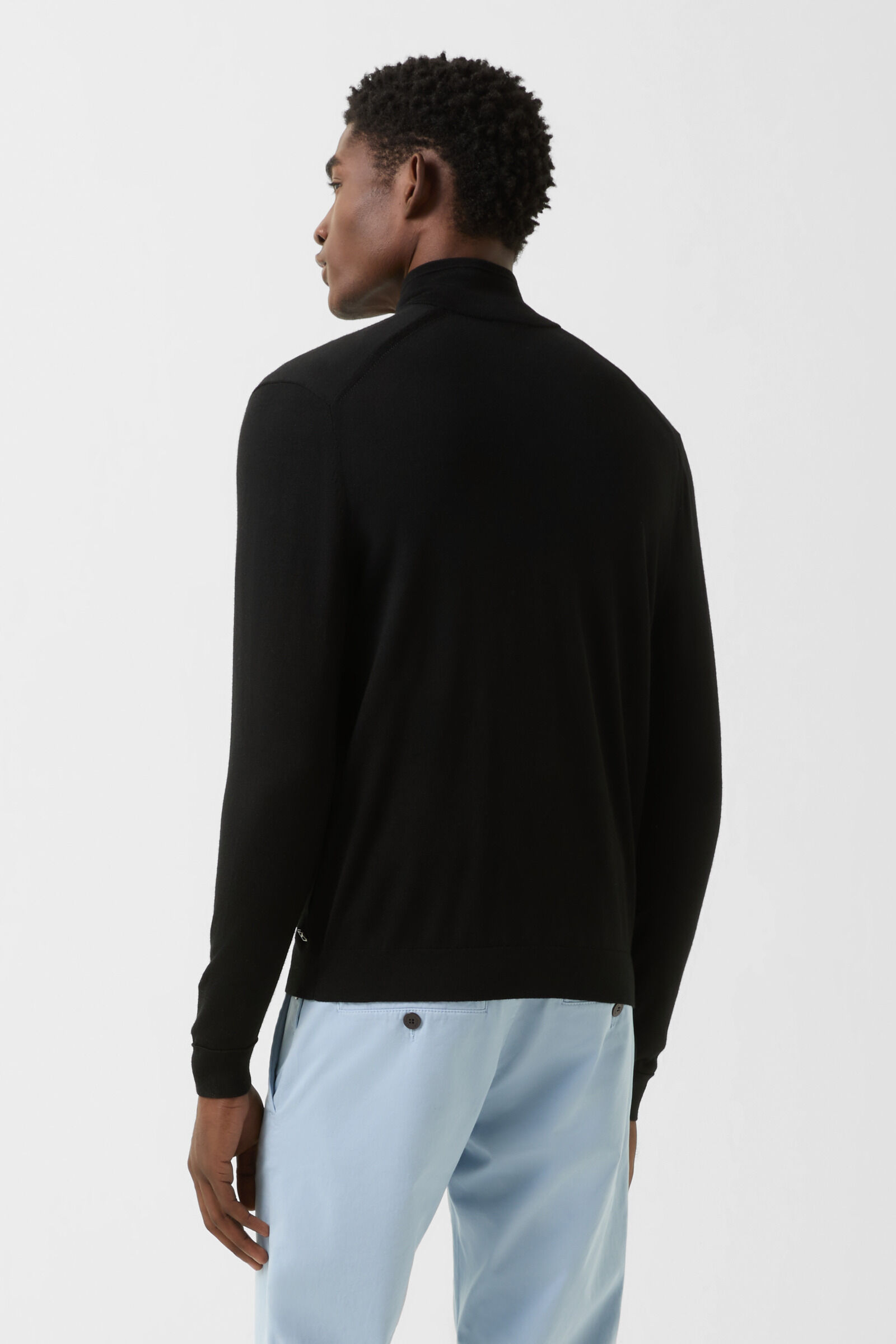 Knit jacket Oscar Black