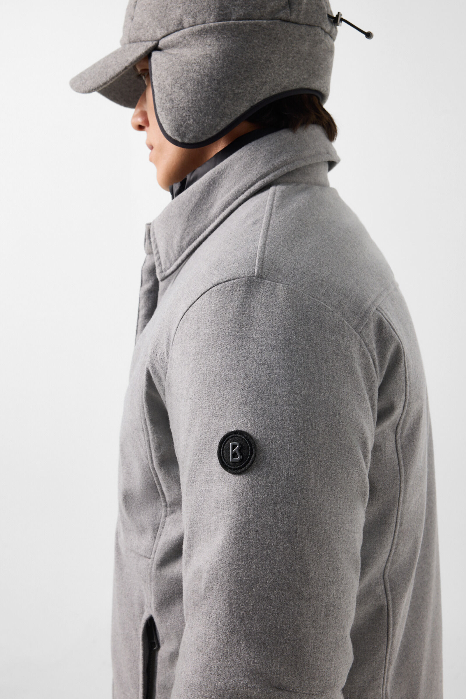 Flave Flannel Jacket Light Gray