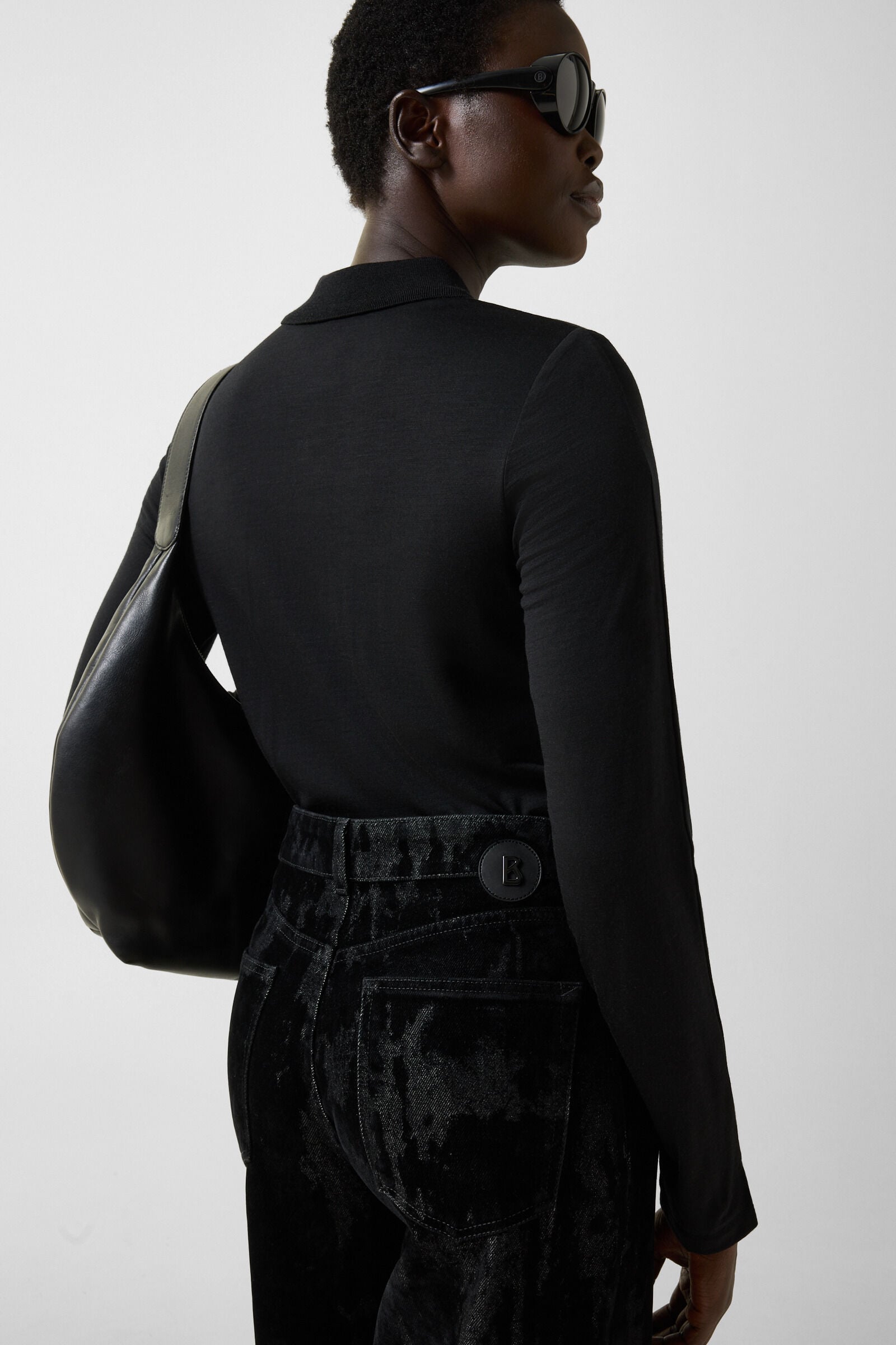 Lizzy Wide-Fit Jeans Black