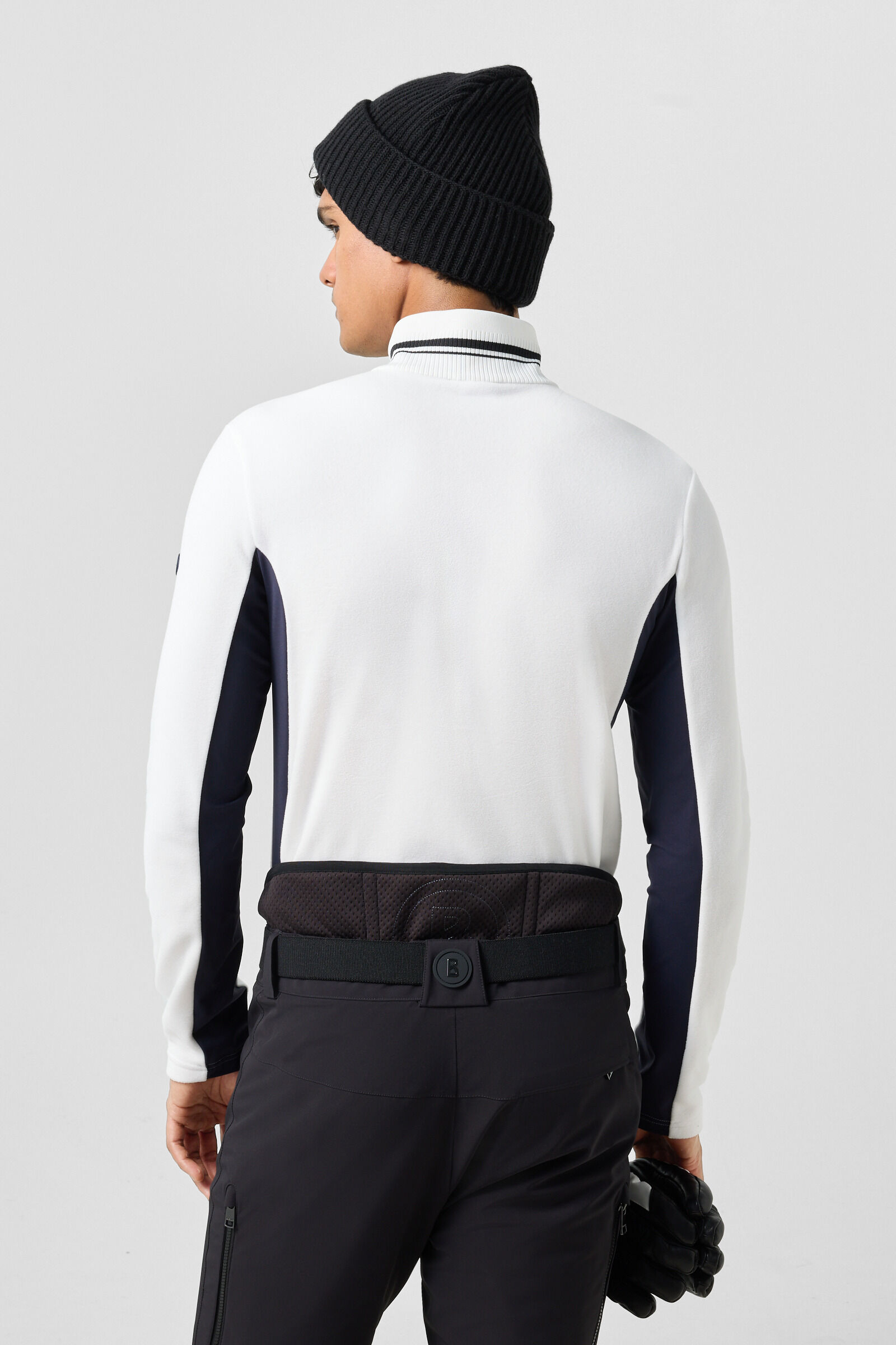 Fleece-First Layer Harvey Off-White/Navy