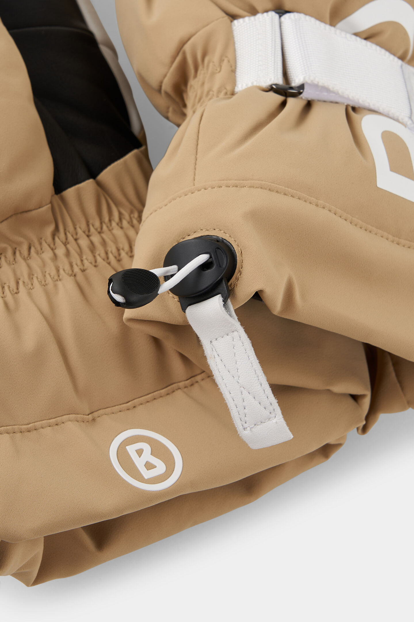 Ski-Fäustlinge Orella Beige/Weiß