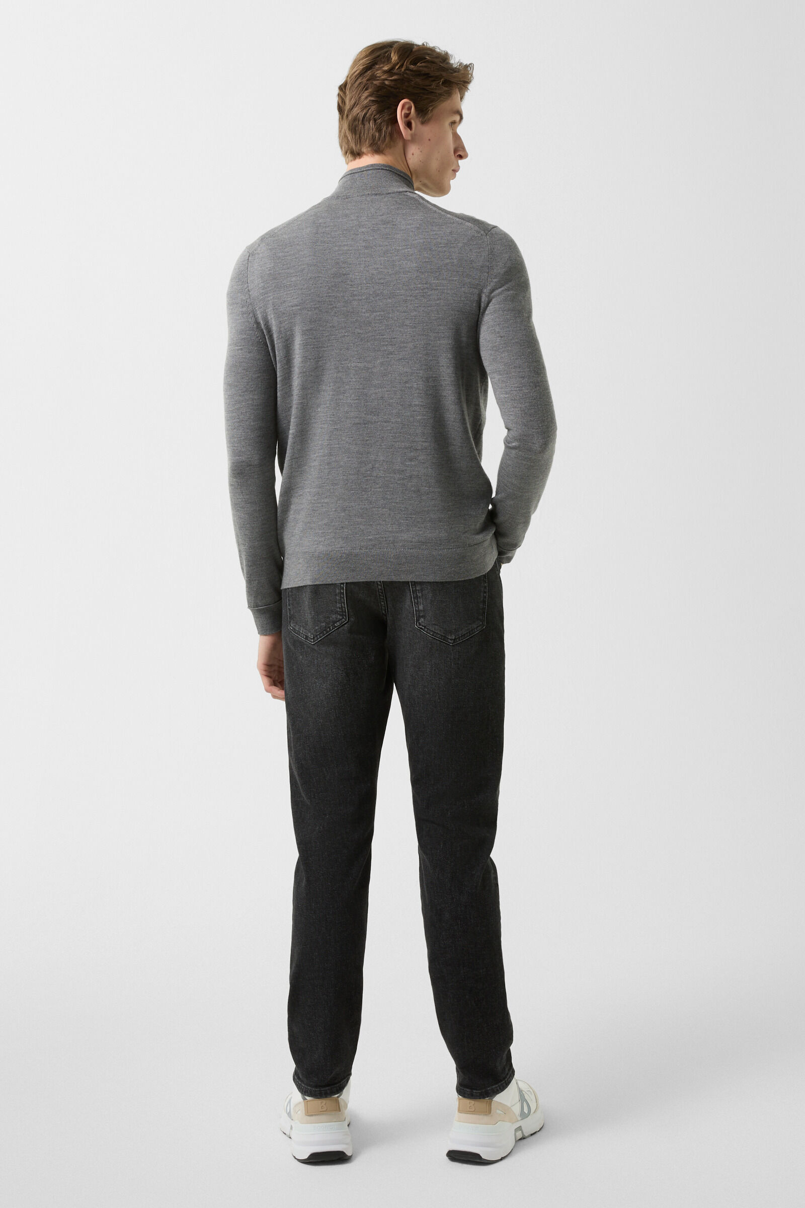 Virgin wool Ouri troyer Grey