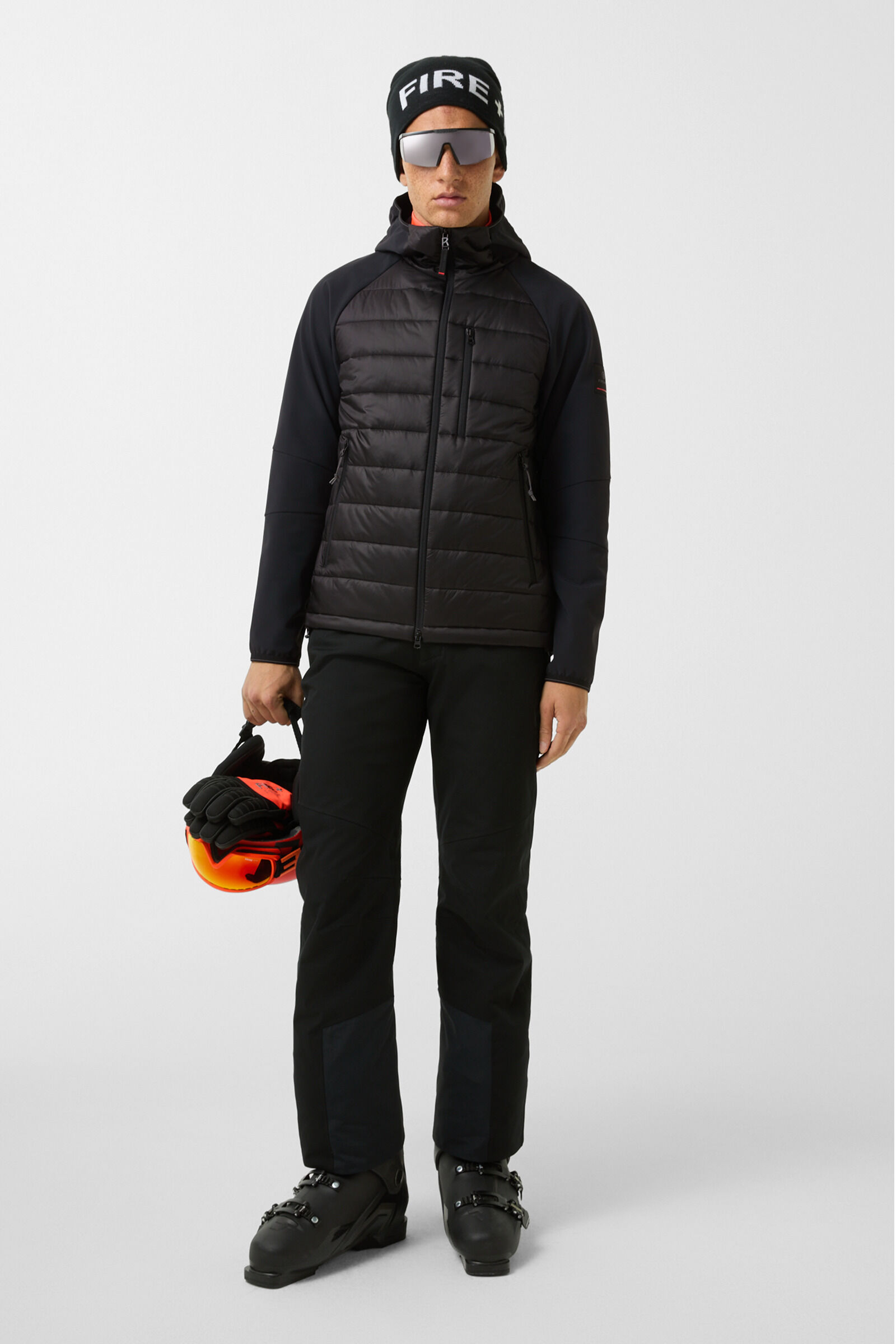 Veste matelass&eacute;e Softshell Anian Noir