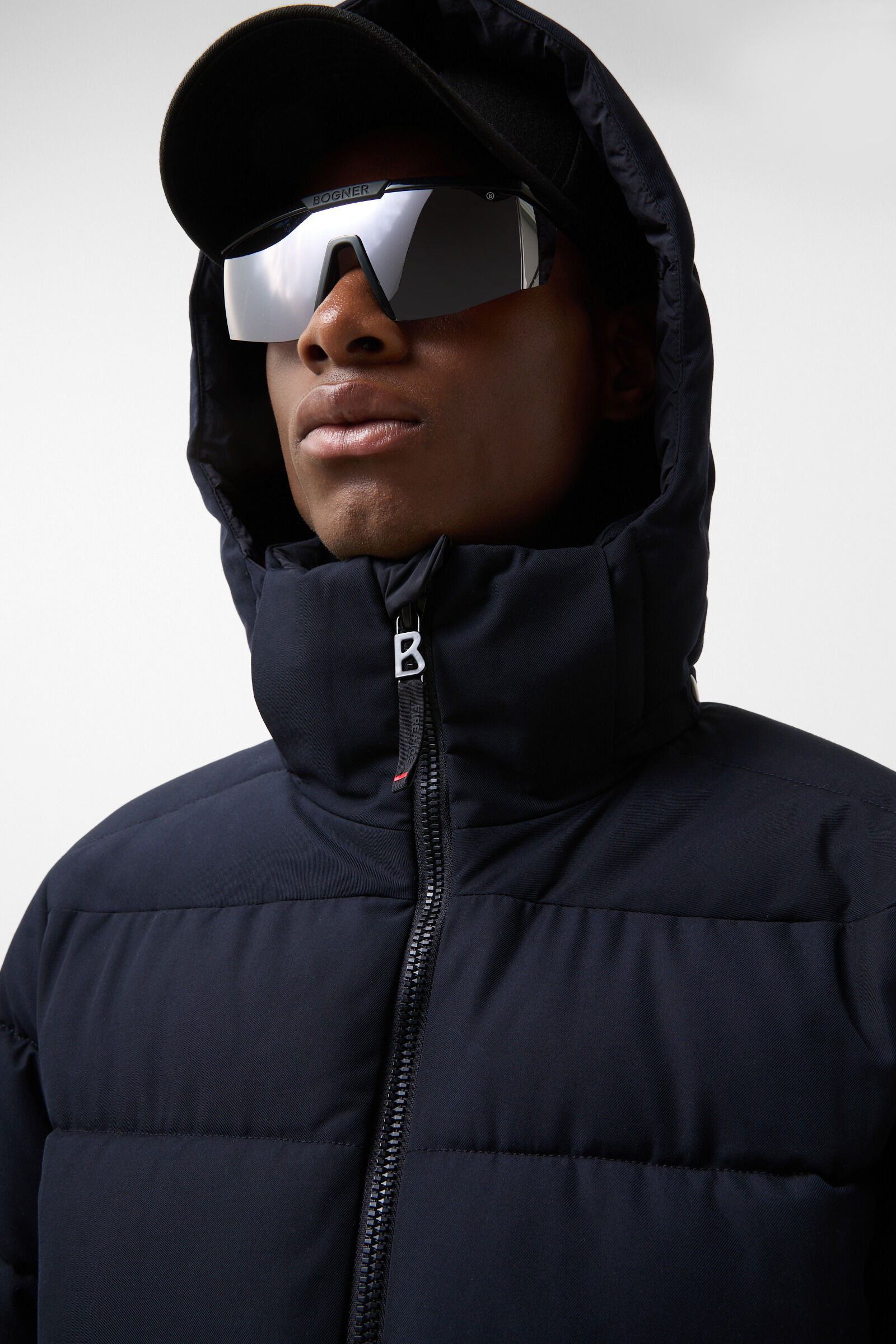 Luka quilted jacket Navy blue