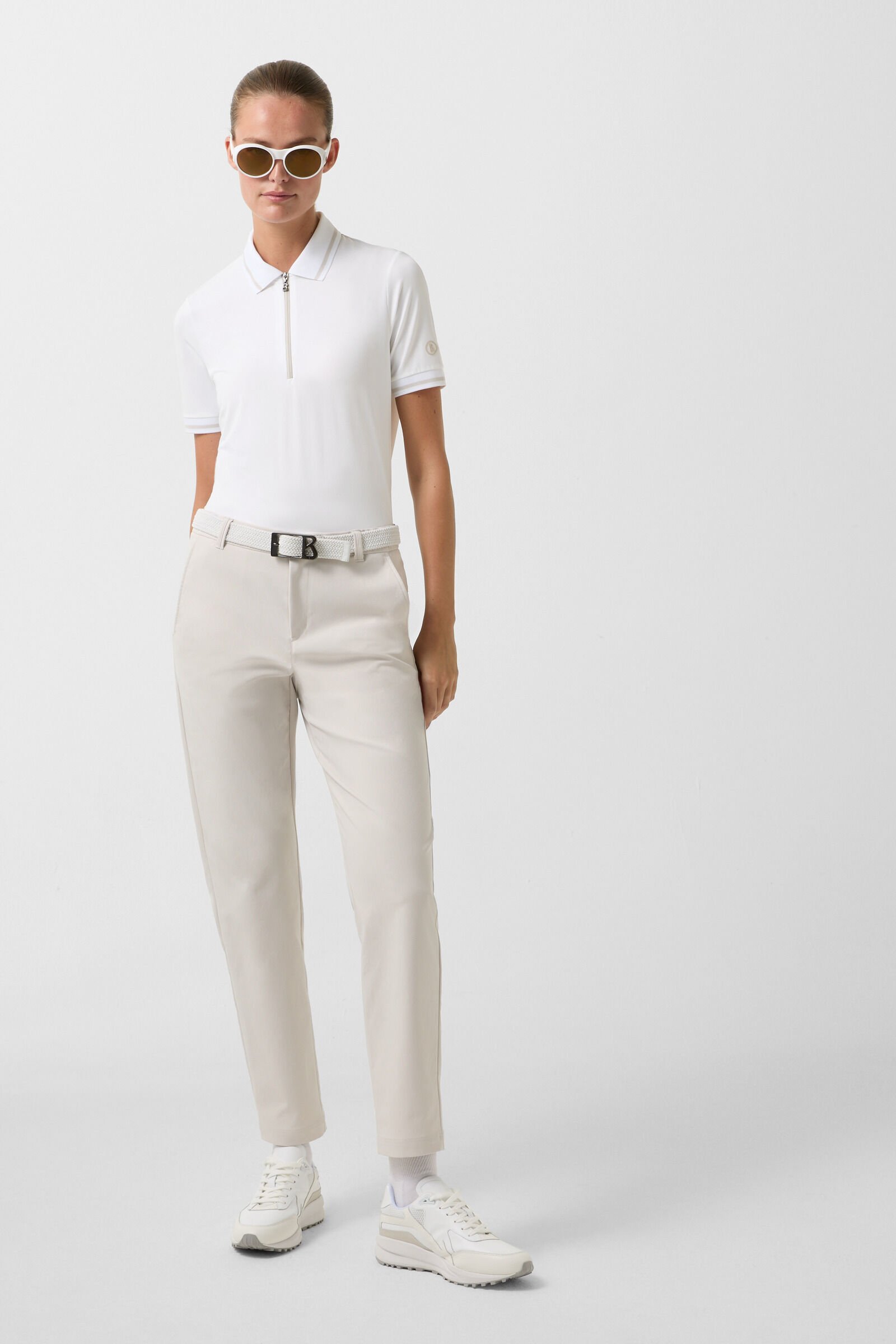 Caylee functional short-sleeved top White