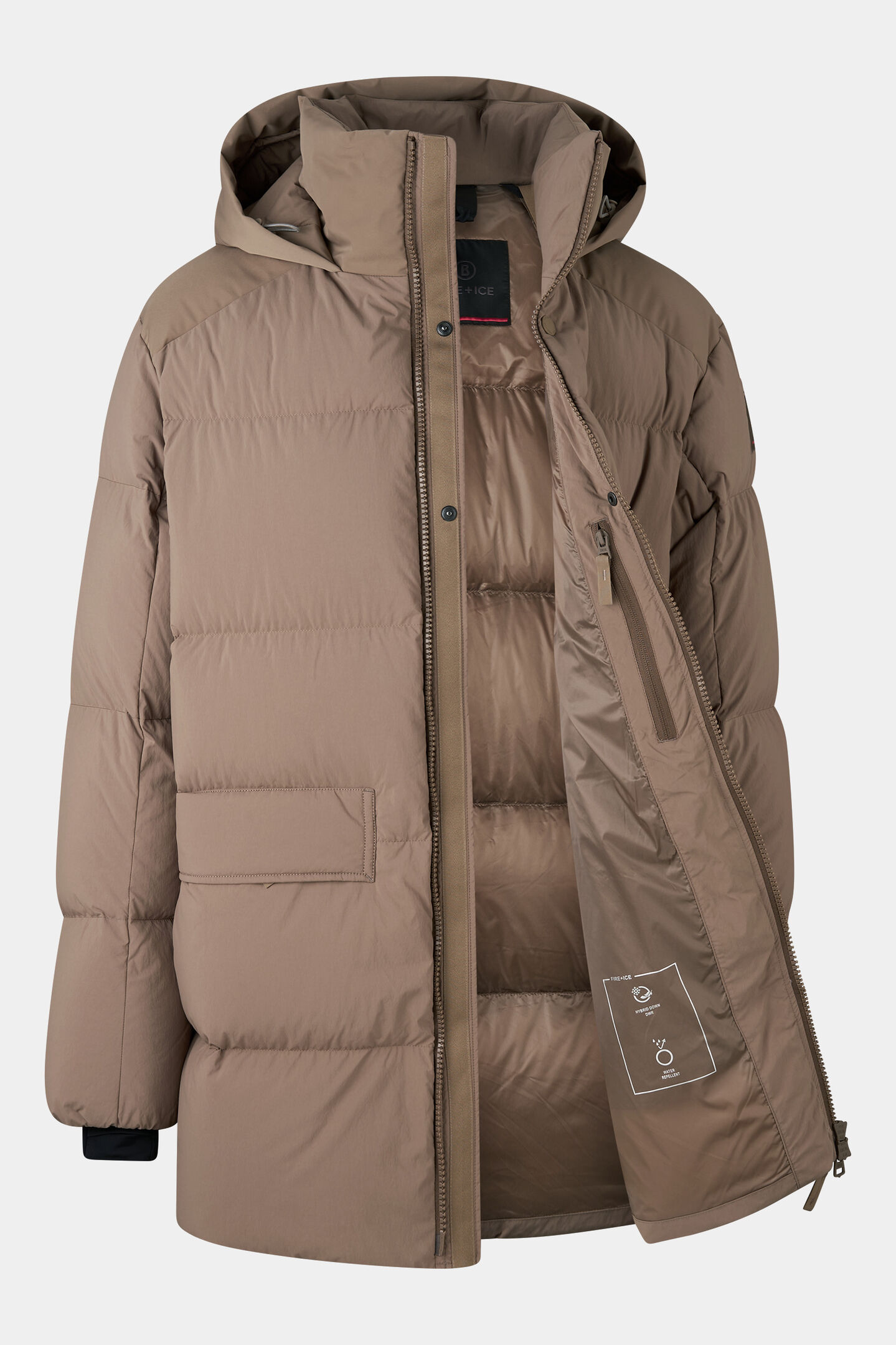 Yaron down short coat Caramel