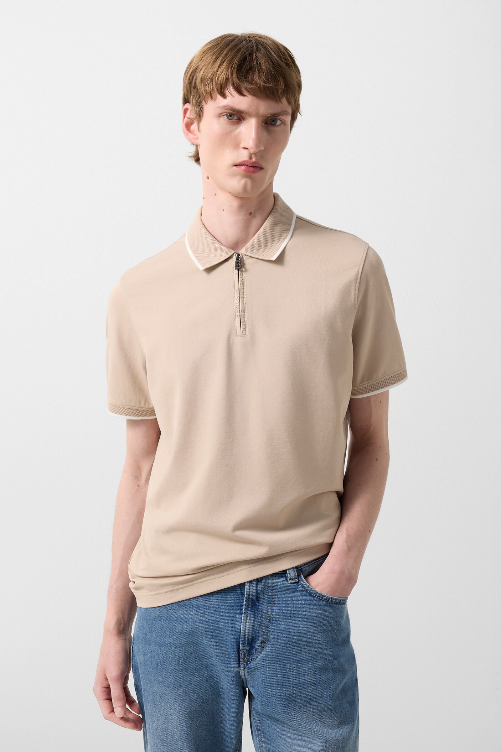 Timo polo shirt Beige