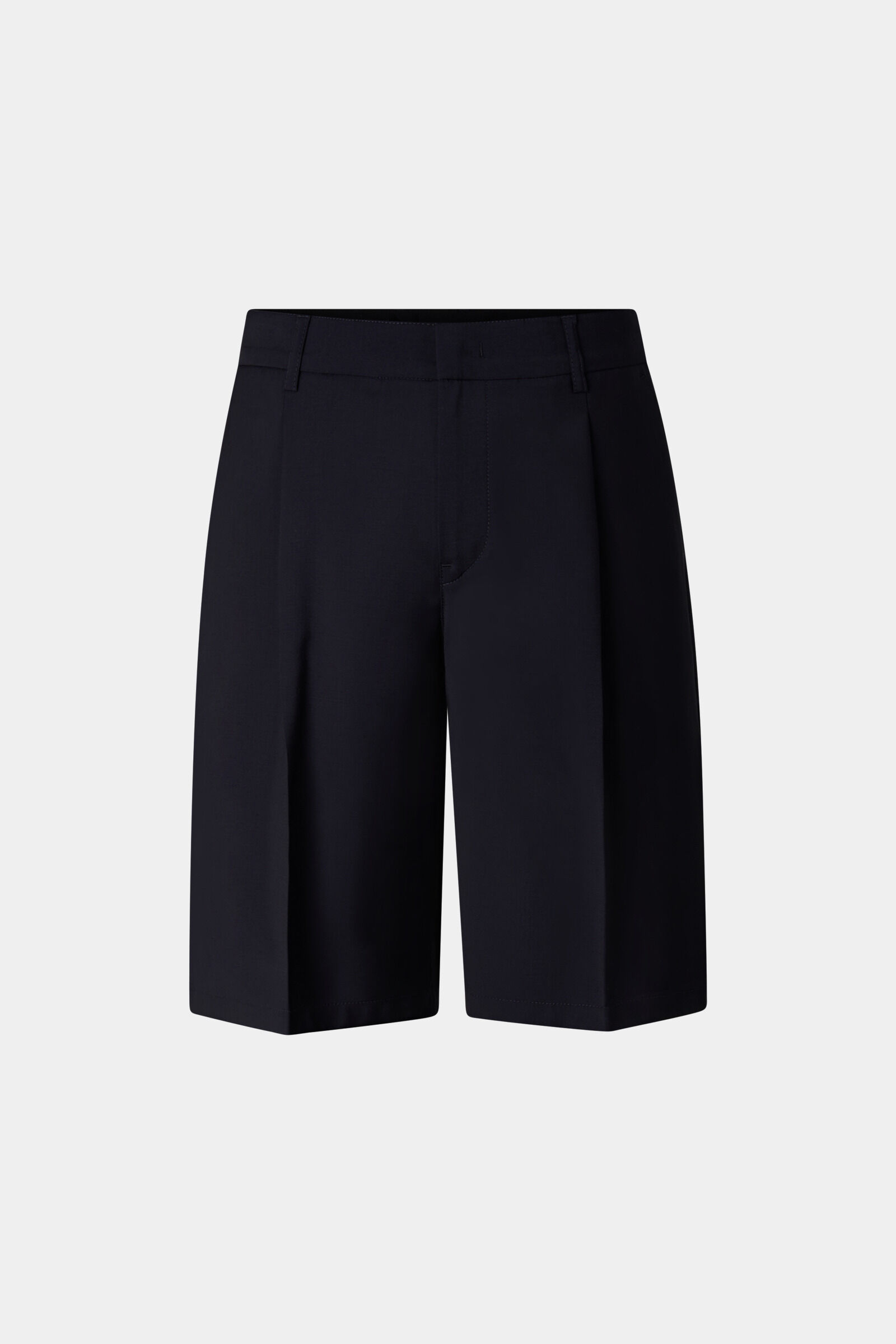 Johny pleated shorts Navy blue