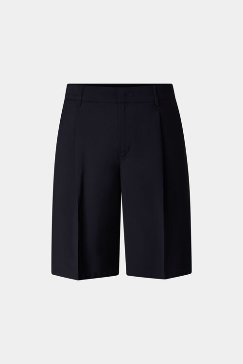 Bundfalten-Shorts Johny Navy-Blau