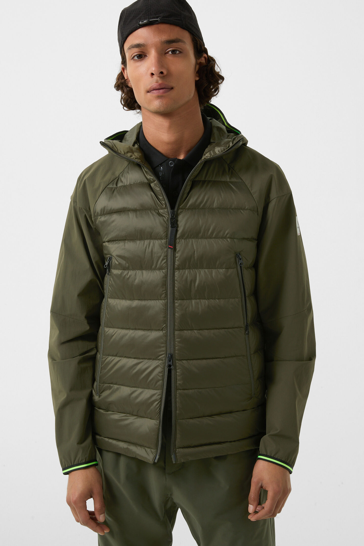 Hybrid-Steppjacke Kegan Khaki