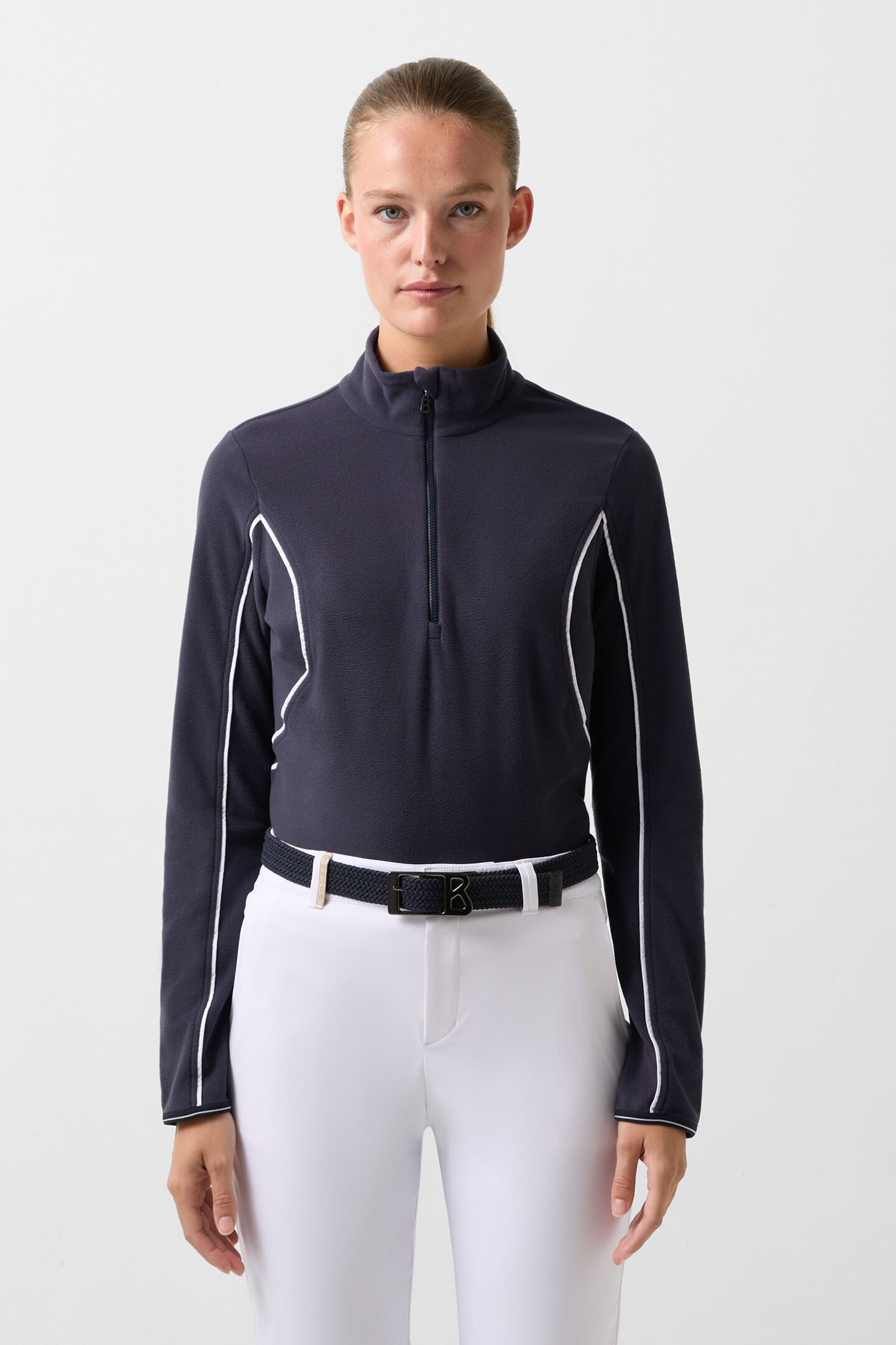 Fleece-First Layer Georgina Navy-Blau