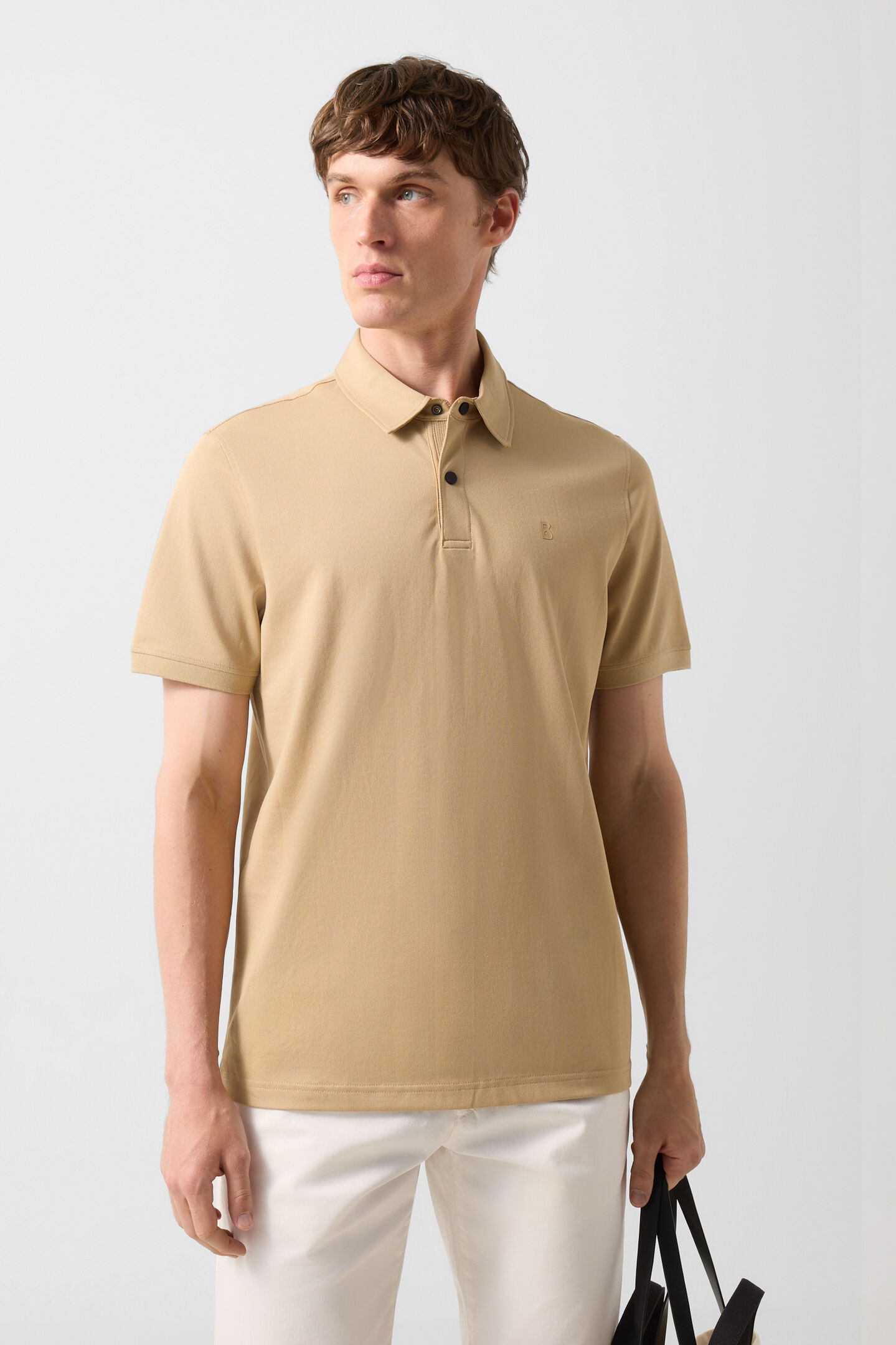Timo polo shirt Camel 
