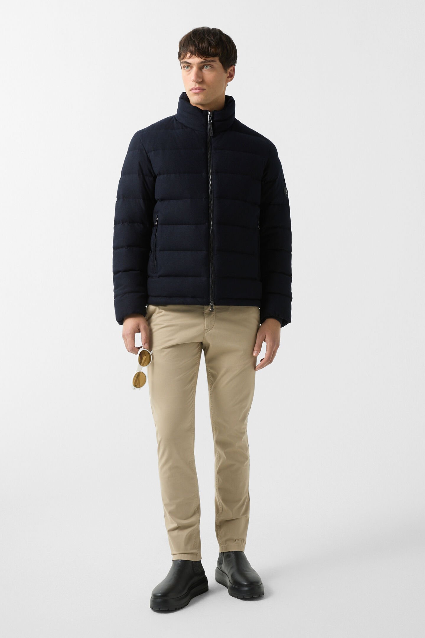 Hugh down jacket Navy blue