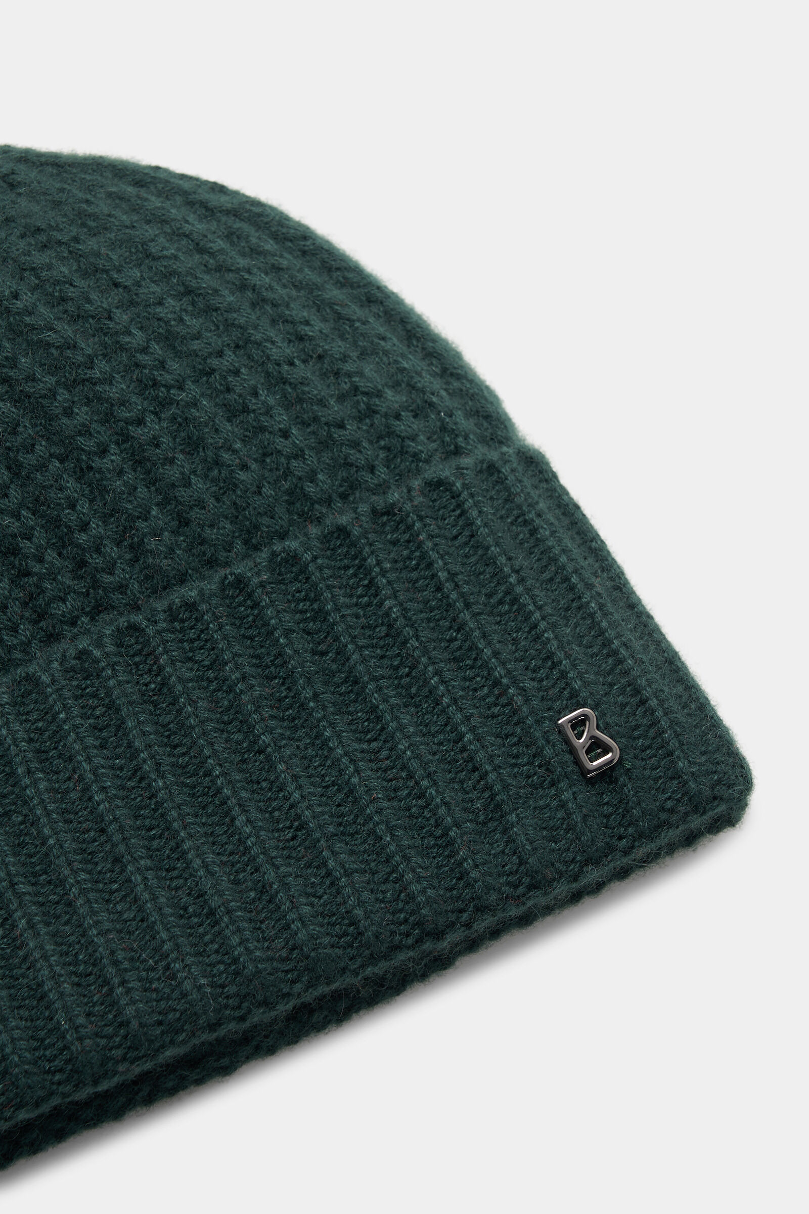 Rex knitted cashmere hat Dark green