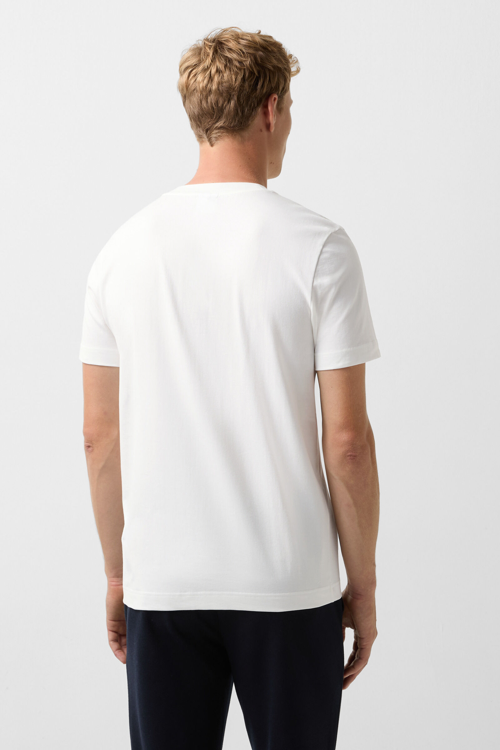 Ryan T-shirt Gebroken wit