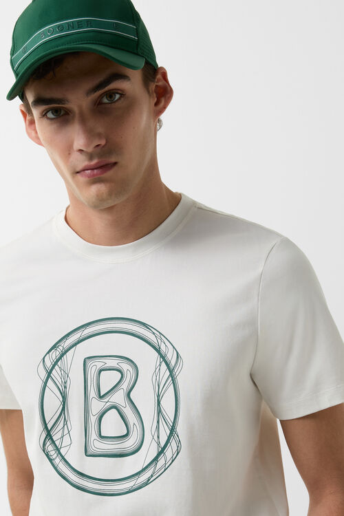 T-Shirt Roc Off-White/Grün