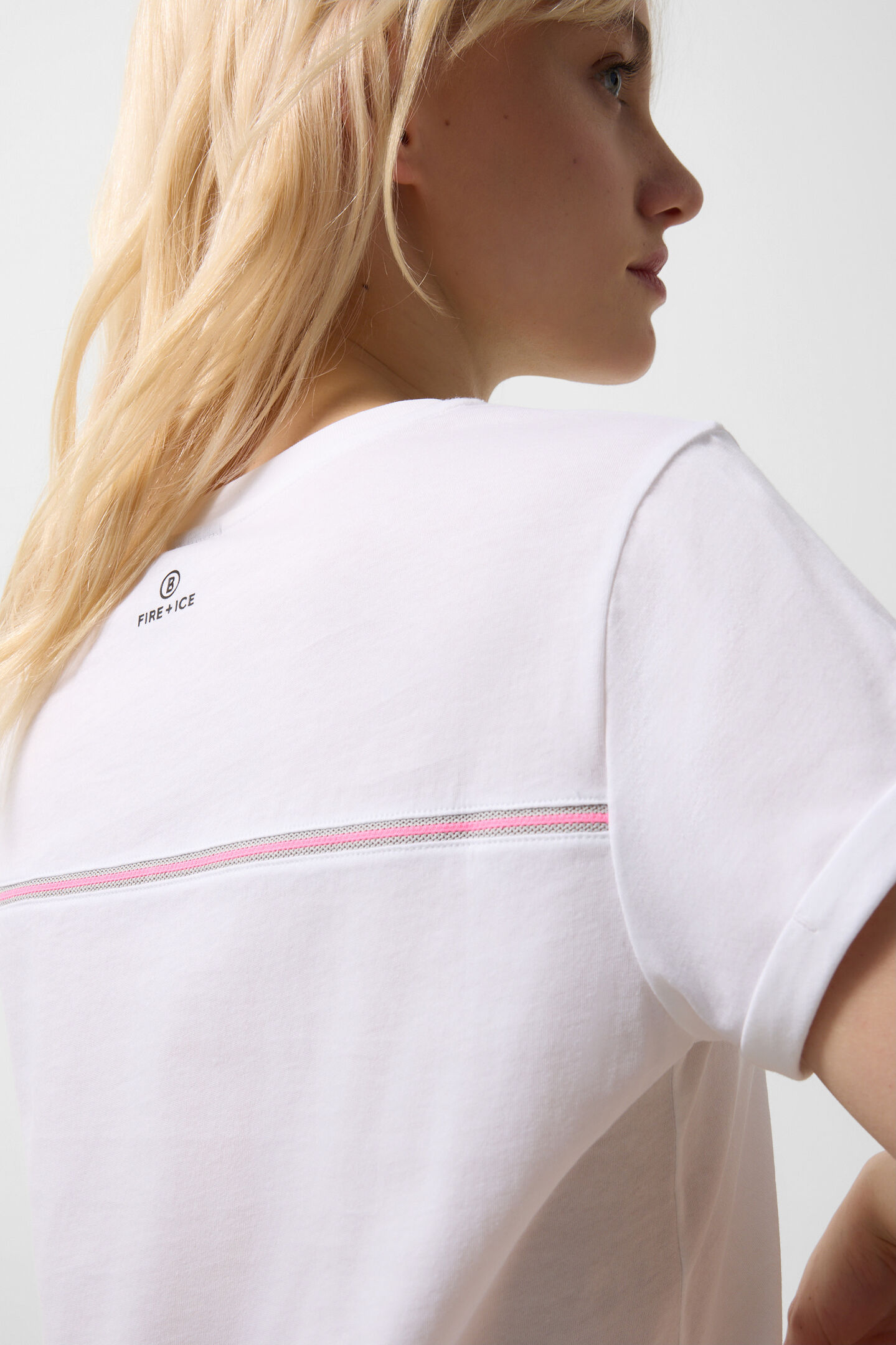 T-shirt Debra White/pink