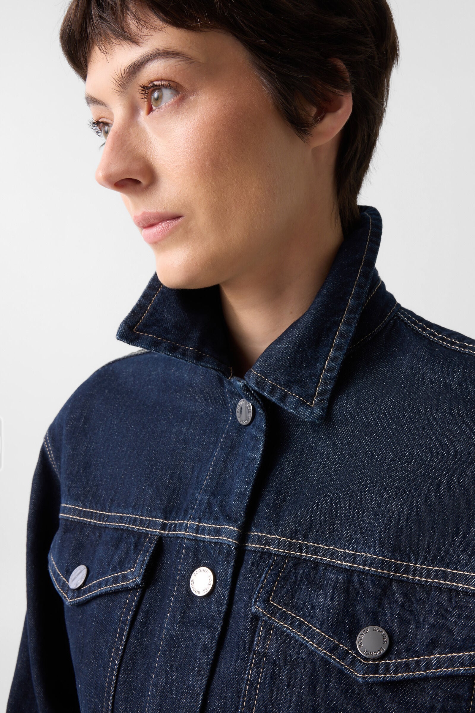 Panya denim jacket Dark Denim Blue