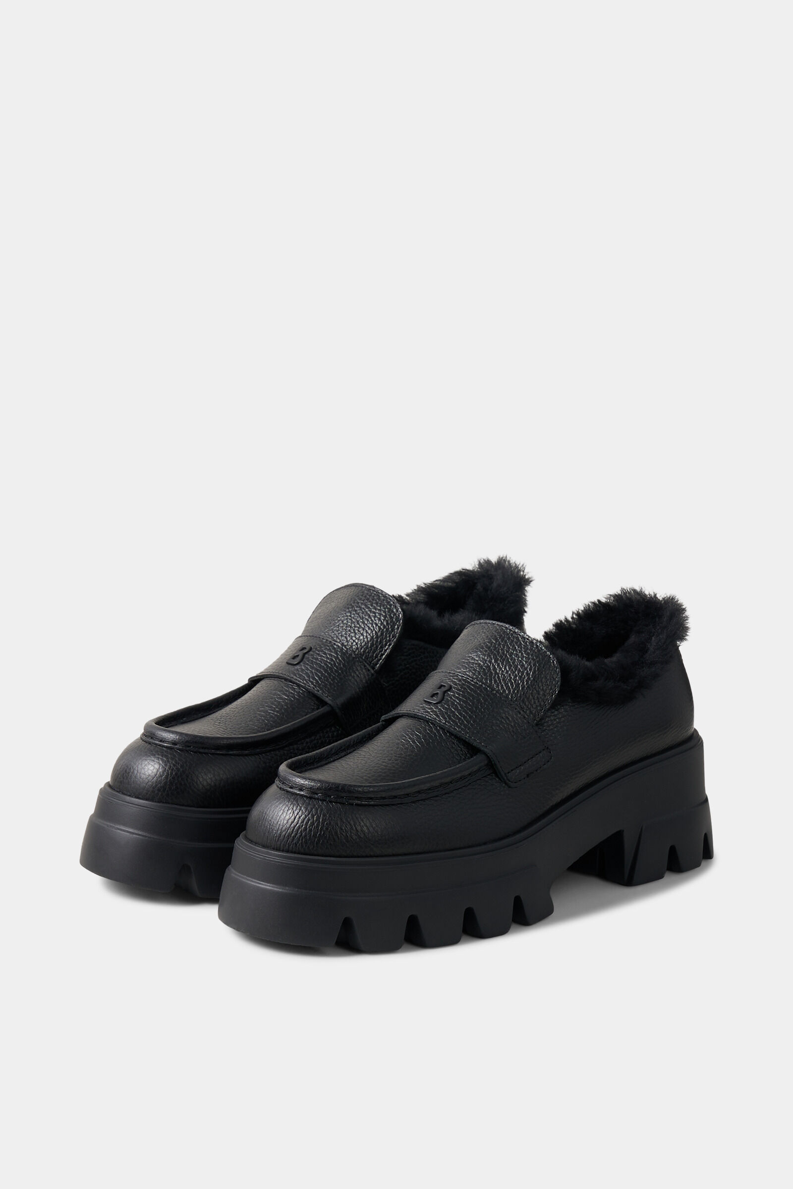Platform loafer Sapporo Black