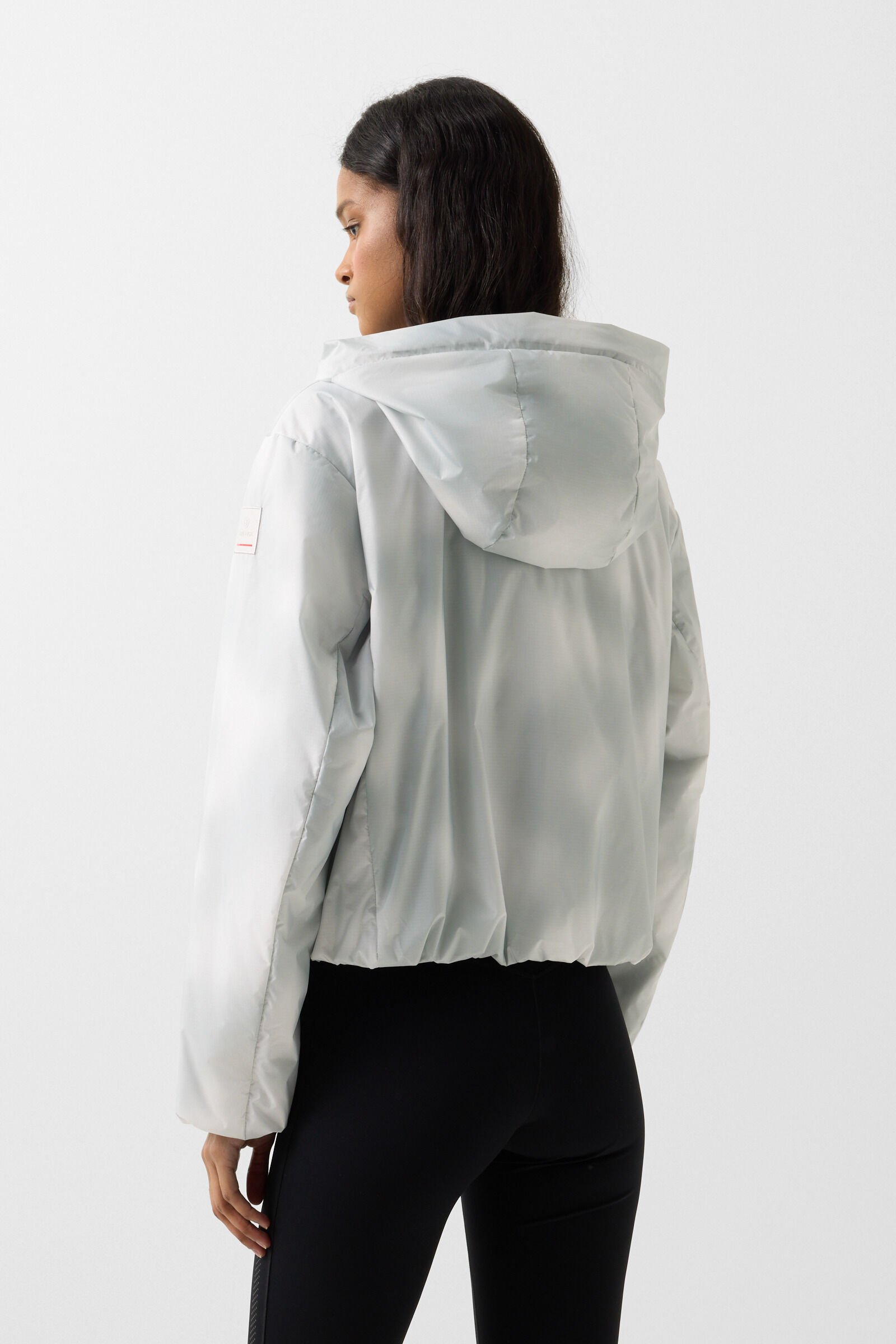 Funktionsjacke Yadira Hellgrau/Off-White