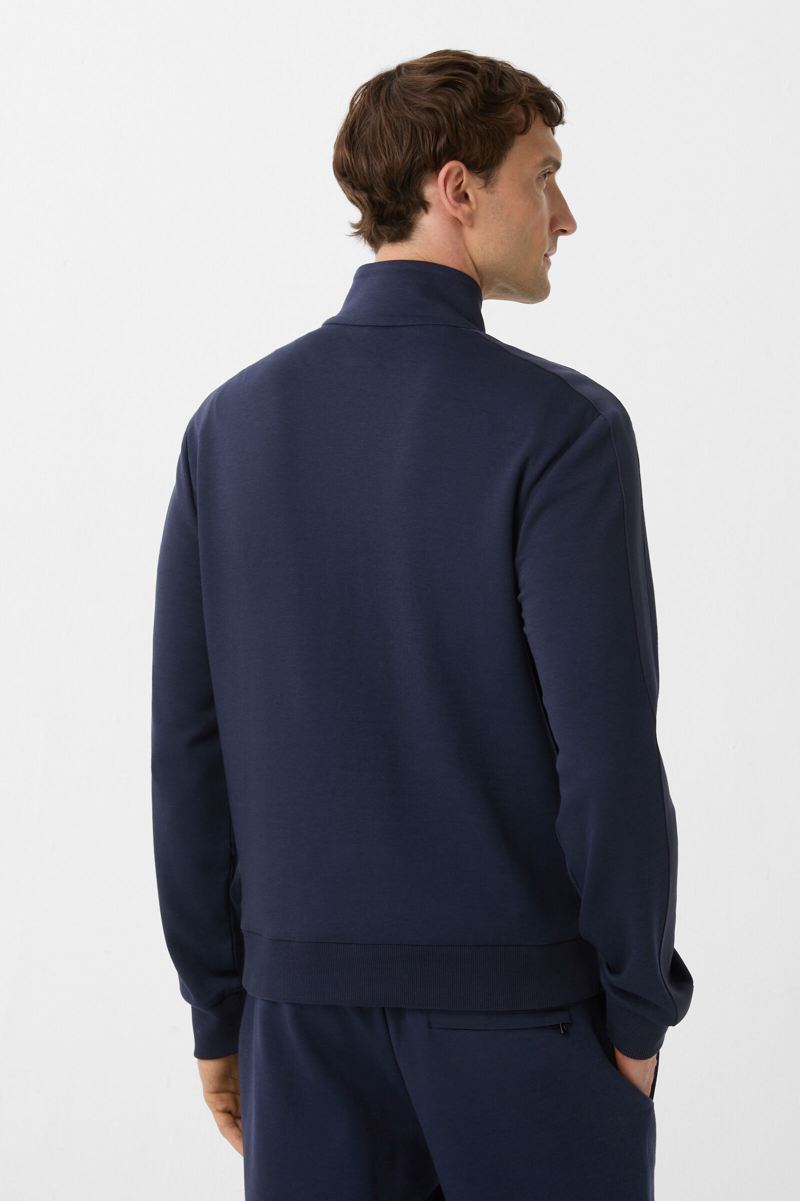 Severin jersey jacket Navy blue