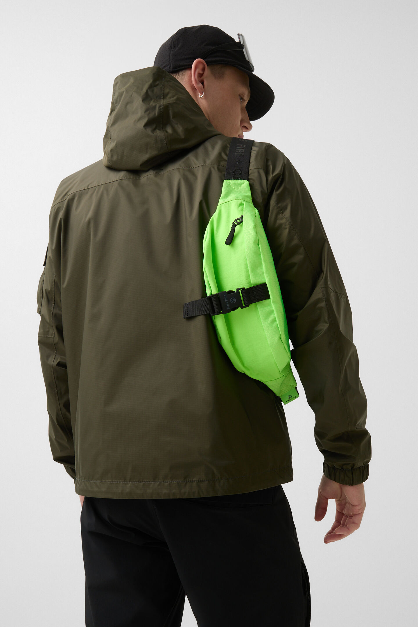 Veste technique Justin Vert olive