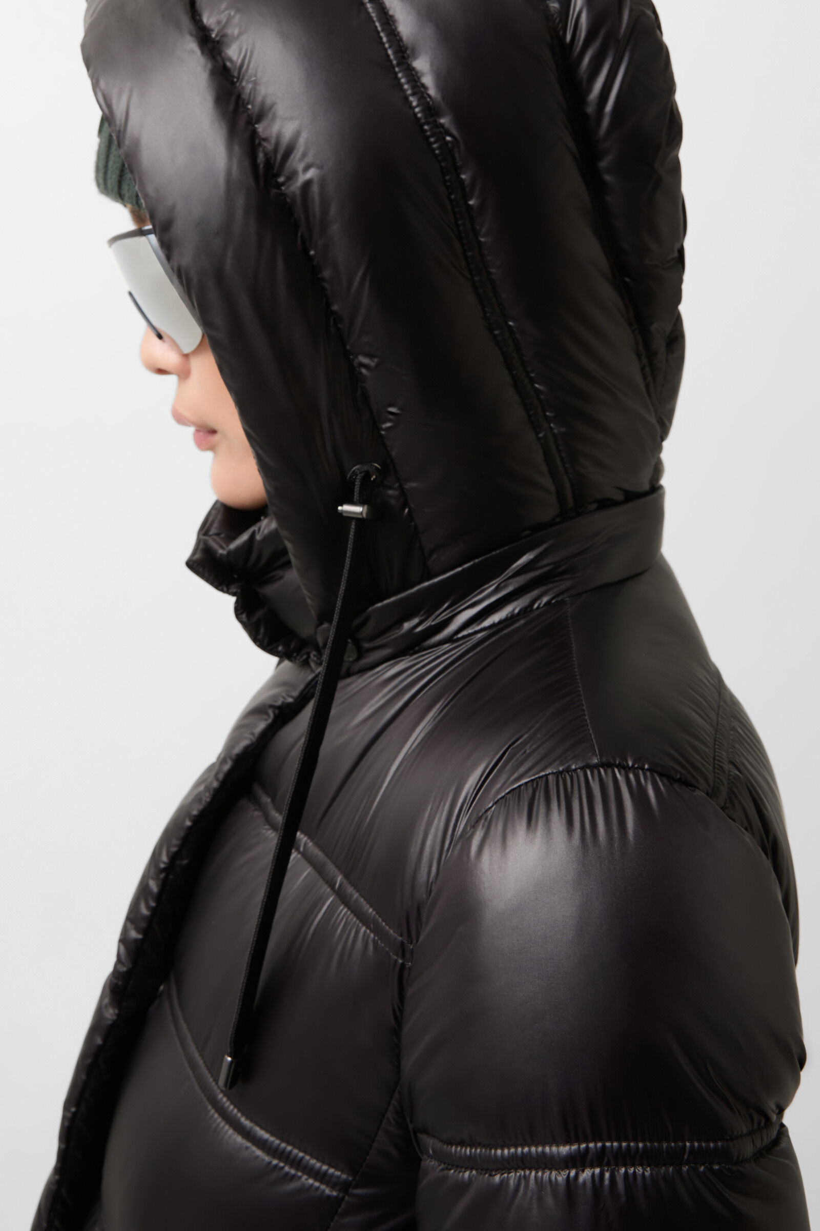 Manteau court en duvet Lynn Noir