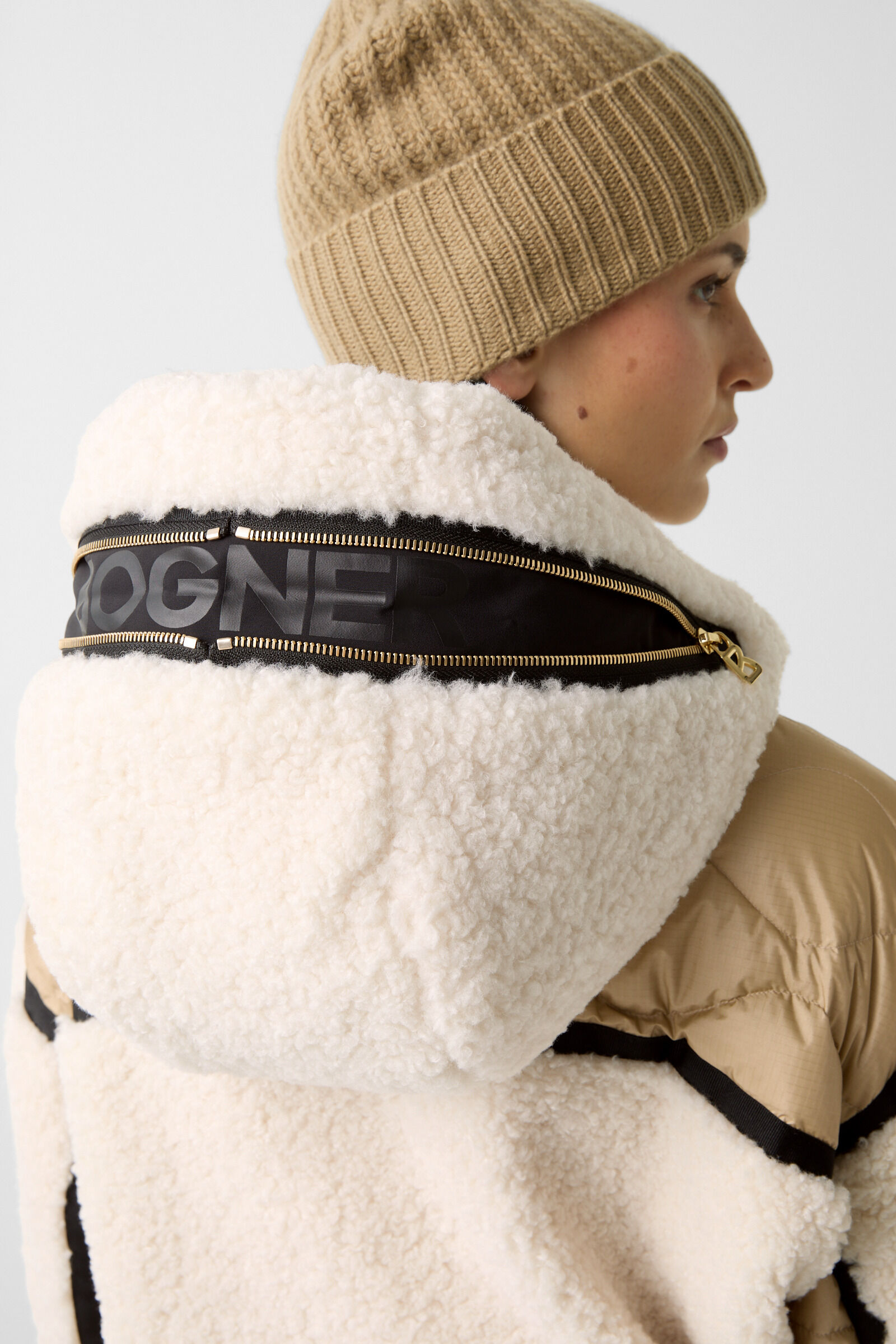 Kora ski jacket Off-white/beige