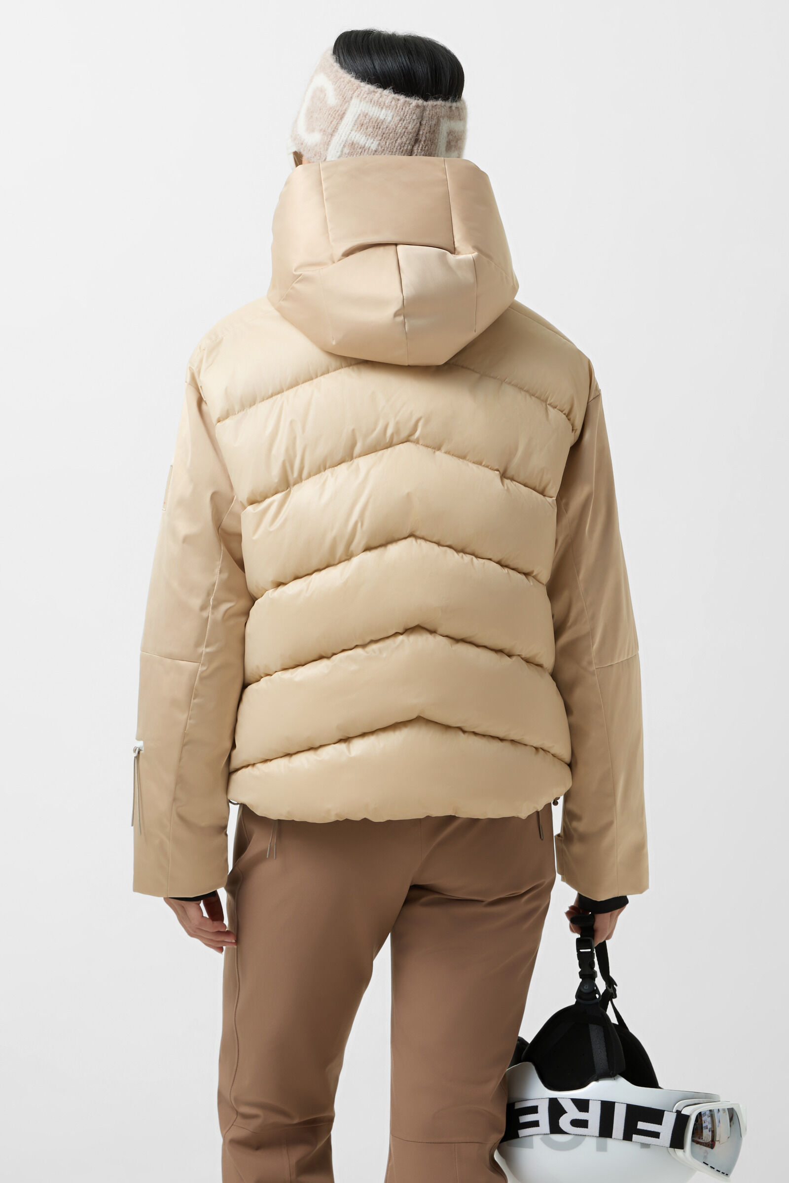 Veste matelass&eacute;e de ski Talina Beige