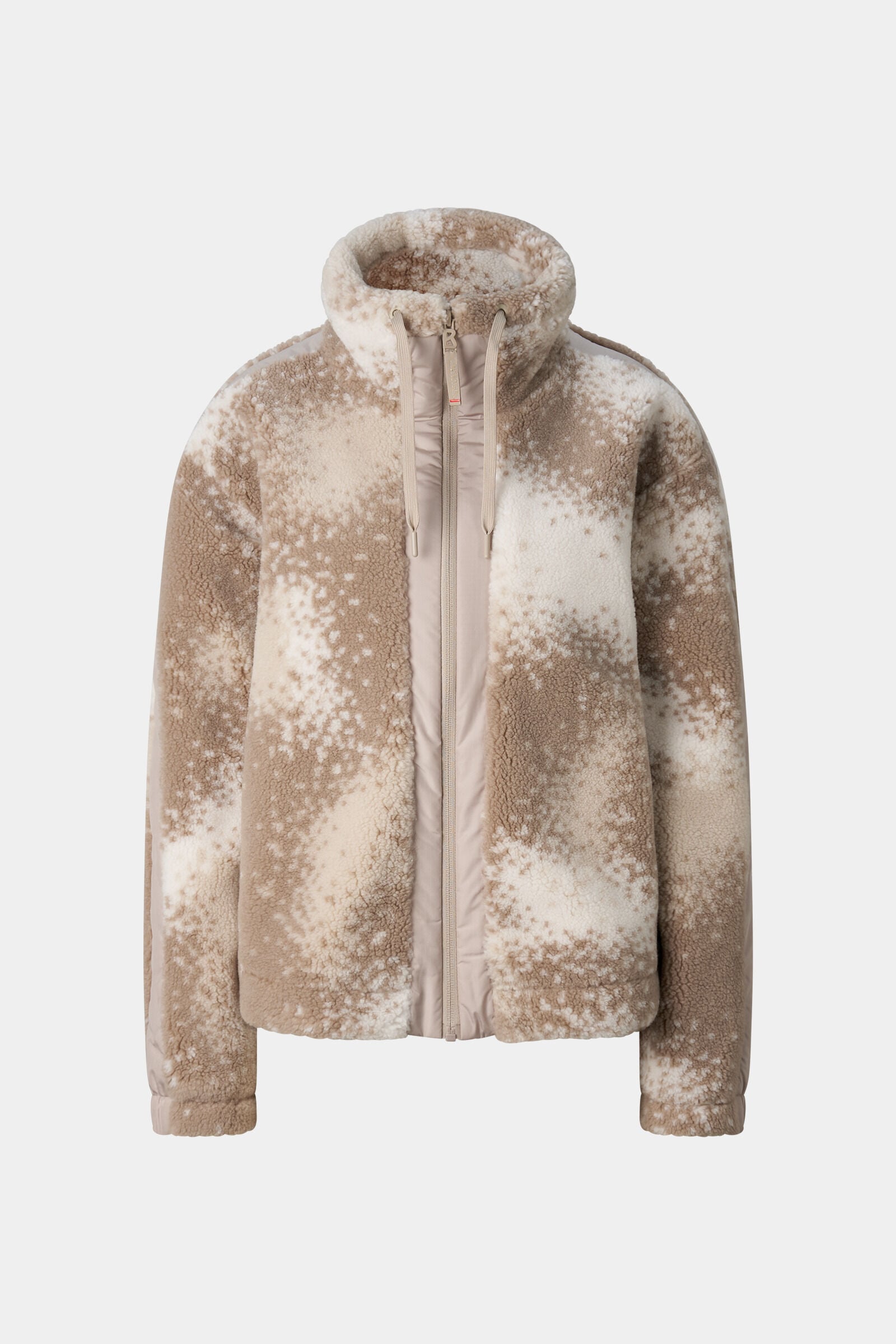 Midlayer-Teddy-Jacke Ninetta Beige/Braun