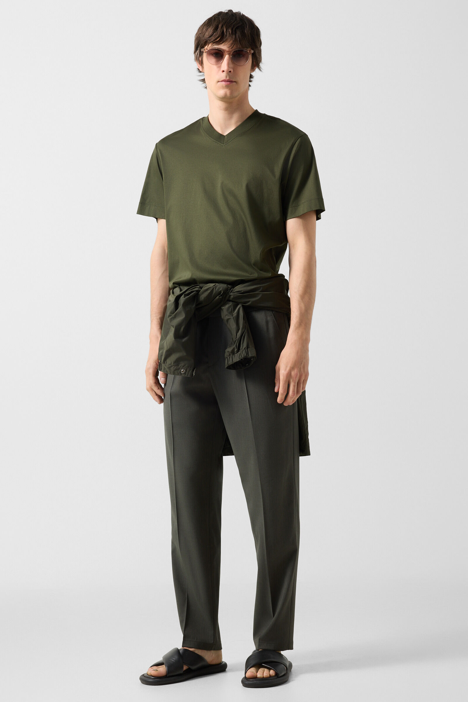 T-Shirt Tiam Oliv-Gr&uuml;n