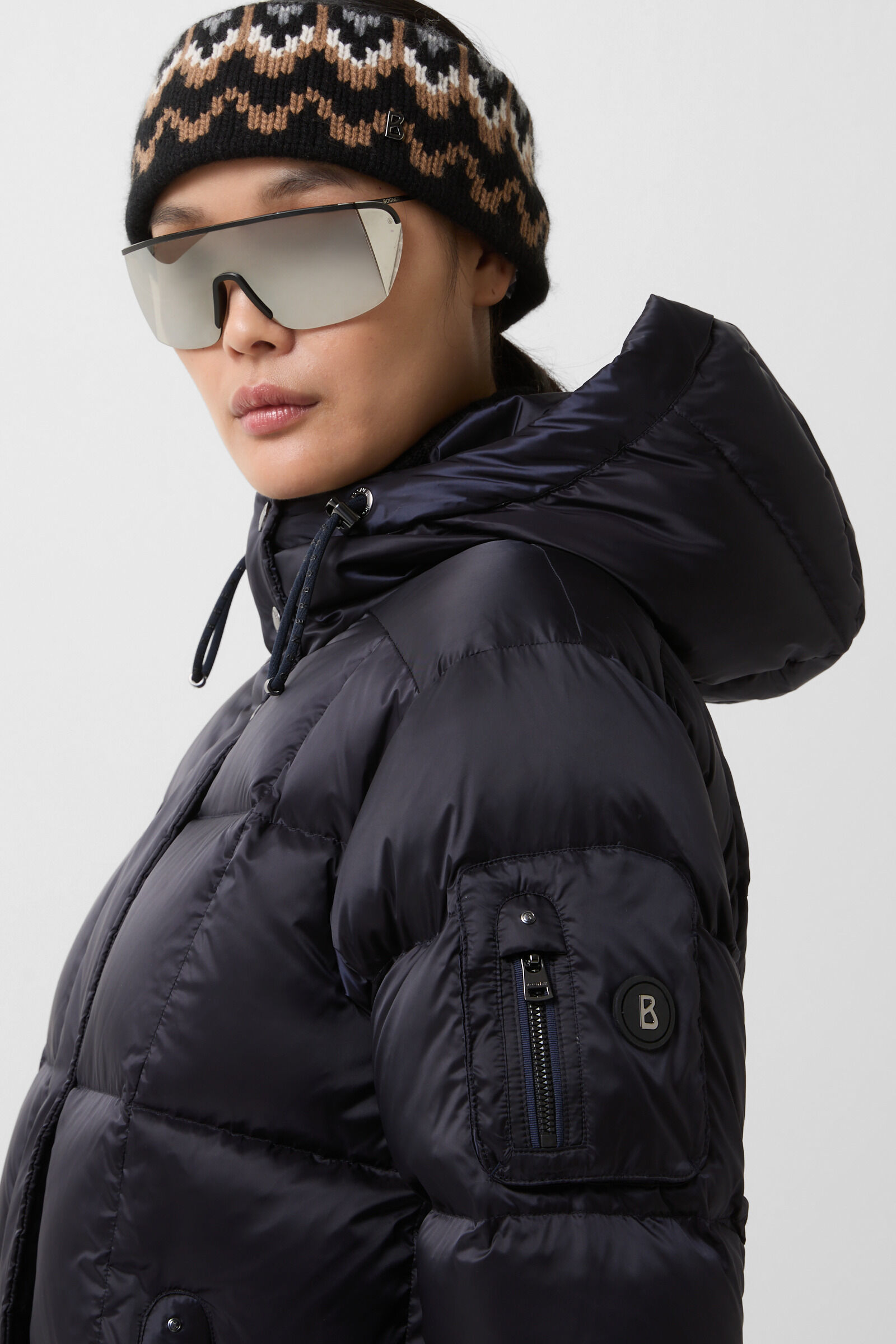 Fanja down coat Navy blue