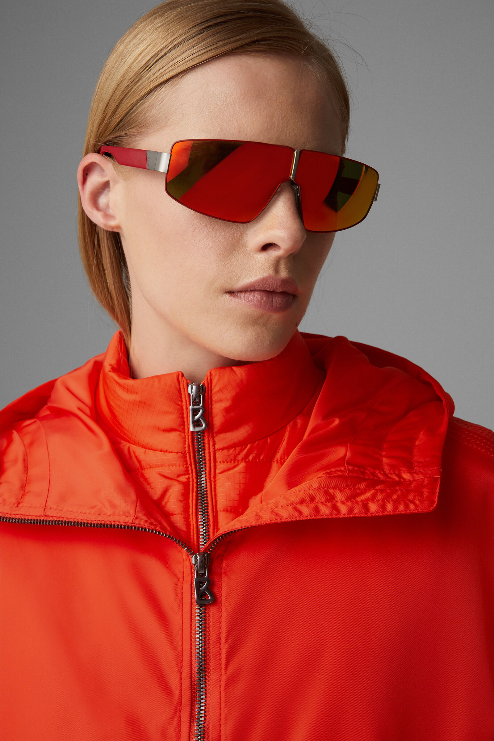 Sonnenbrille Schwarzhorn Orange/Silber/Rot