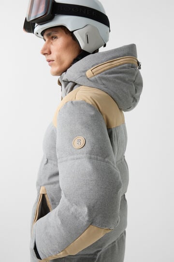 Wali down ski jacket Grey/beige Wali down ski jacket Grey/beige