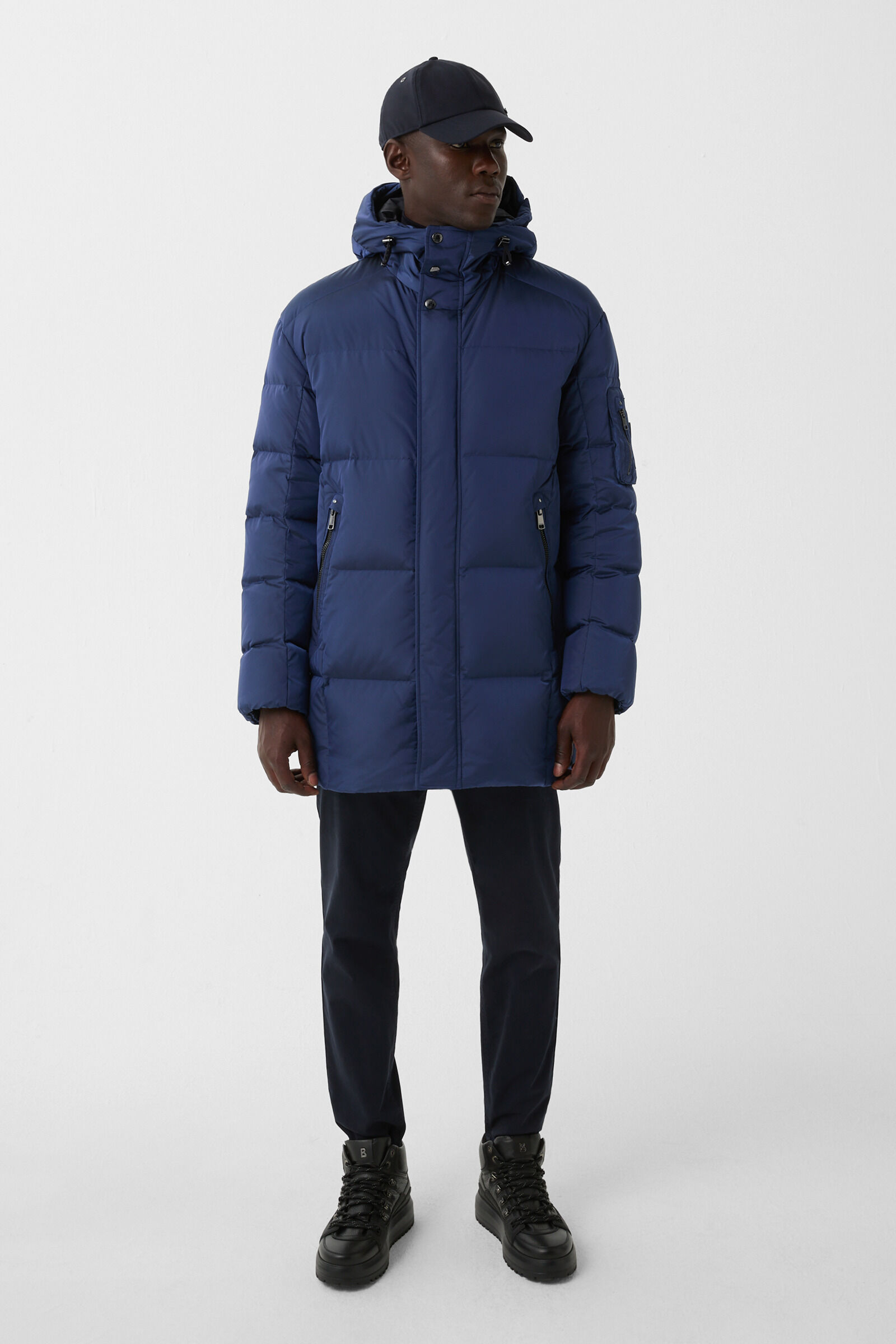Jones down short coat Blue